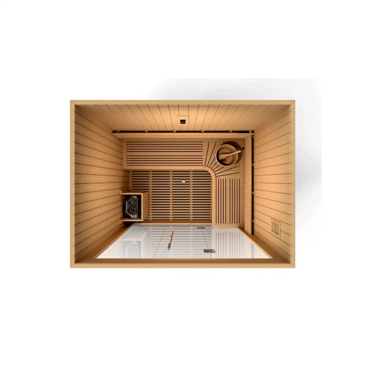 Golden Designs Copenhagen 3 Person  Indoor Traditional Sauna - Image 5