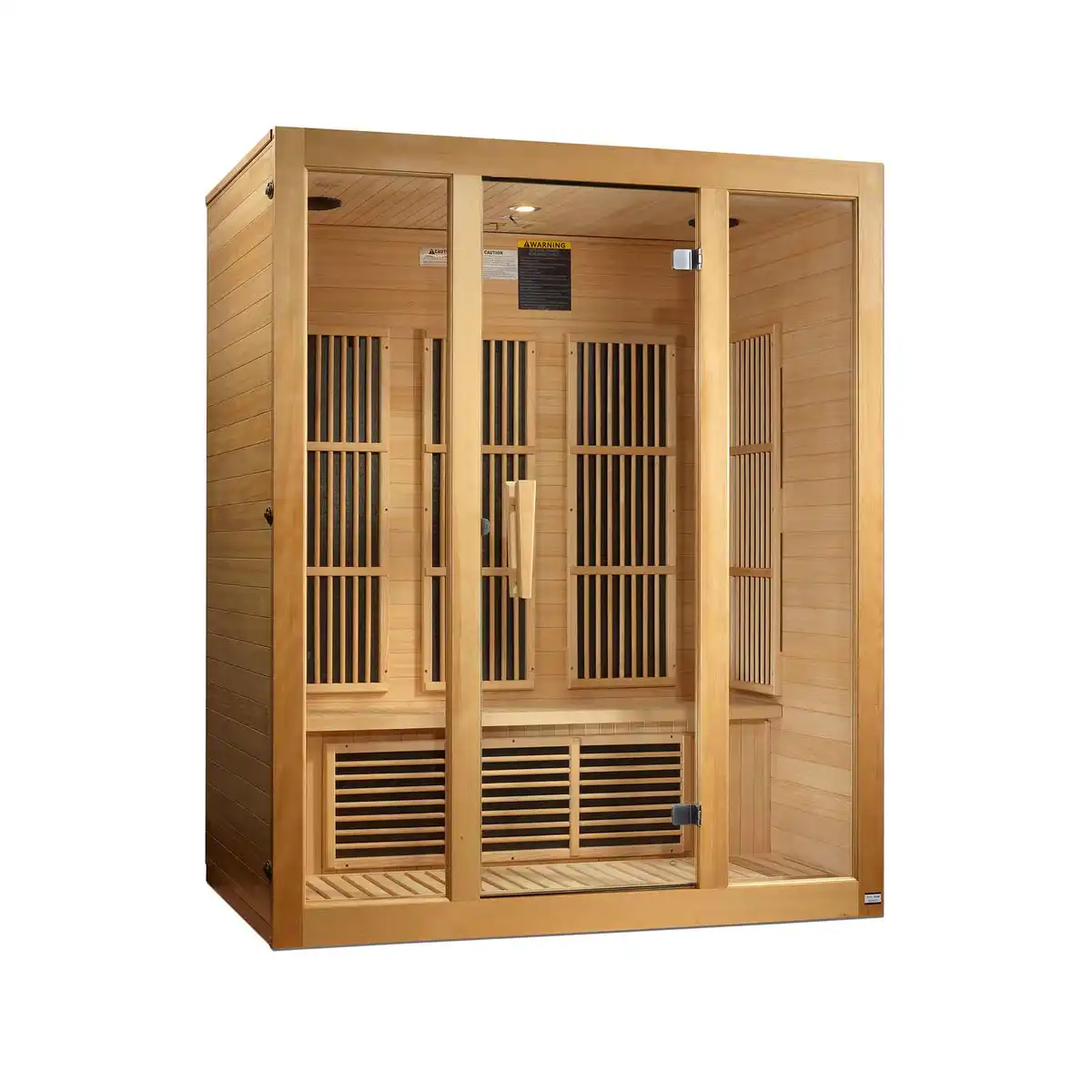 Maxxus Bellevue 3 Person 7 Panels Low EMF Indoor FAR Infrared Sauna - Image 3
