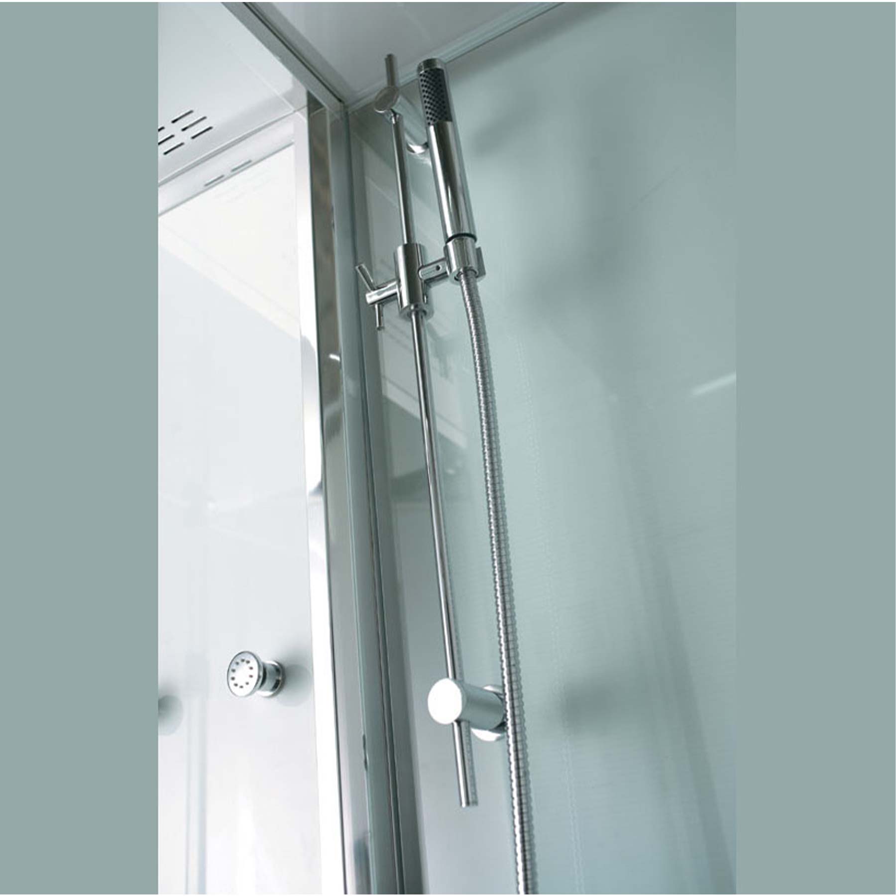 Athena WS-131 2 Person 12 Jetted 53L x 53W x 90H in Steam Shower - Image 3