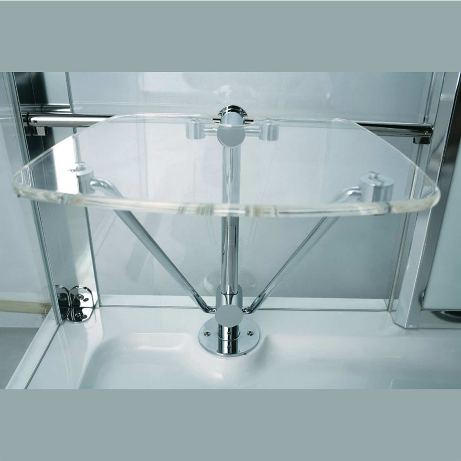 Athena WS-121 2 Person 12 Jetted 47L x 47W x 89H in Steam Shower - Image 7