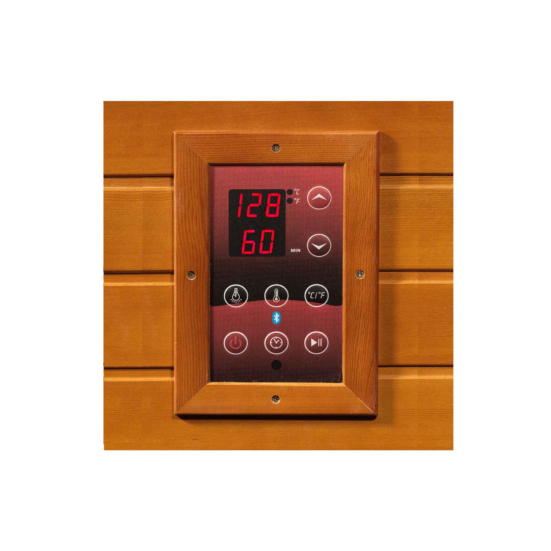 Dynamic San Marino 2 Person Low EMF Indoor FAR Infrared Sauna - Image 6