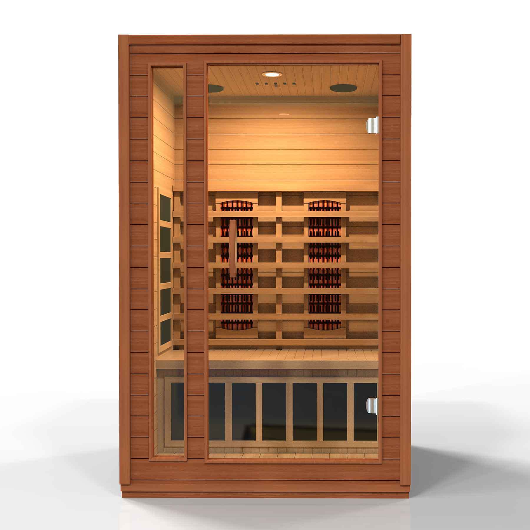 Dynamic Cardoba 2 Person Full Spectrum Ultra Low EMF Indoor Infrared Sauna - Image 2