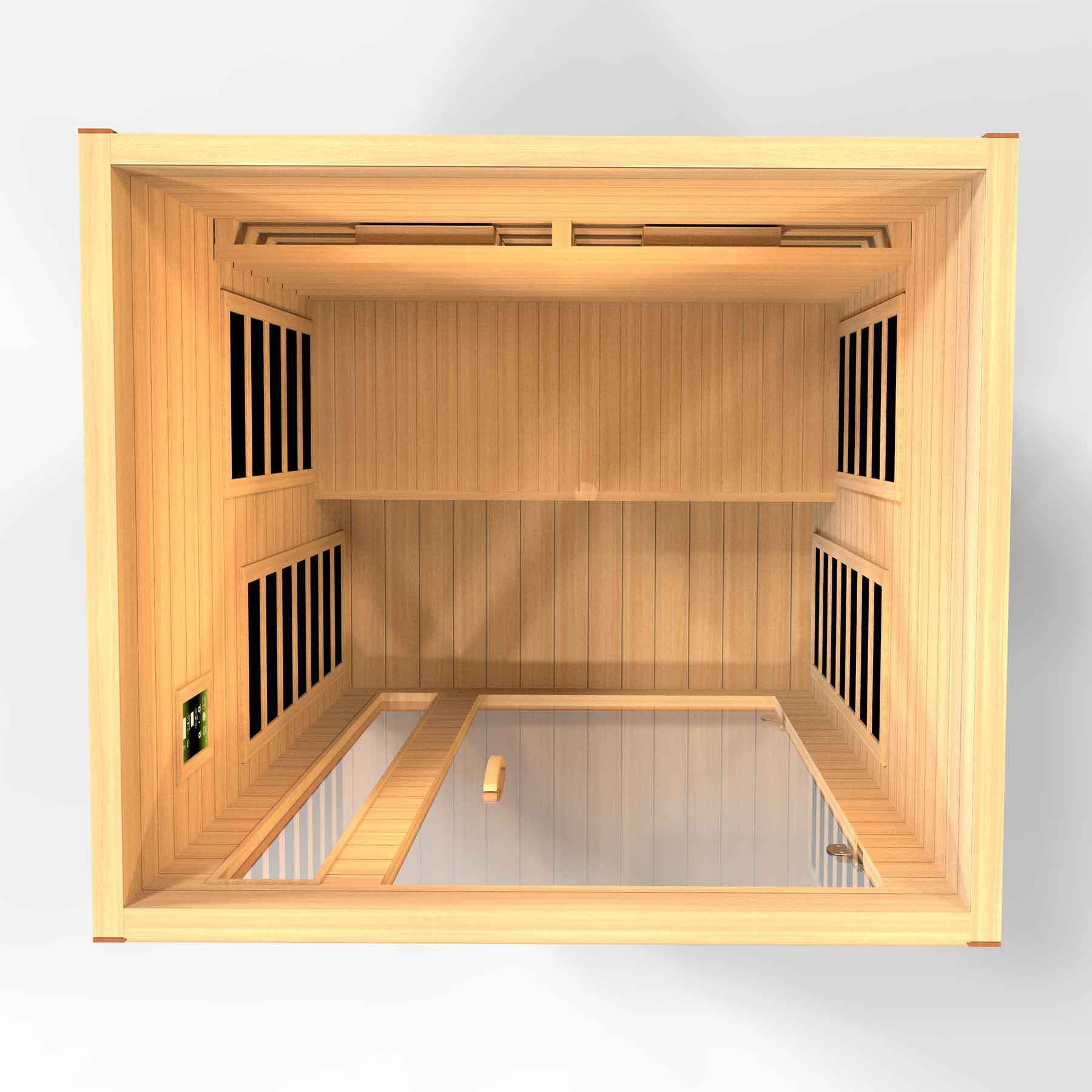 Dynamic Cardoba 2 Person Full Spectrum Ultra Low EMF Indoor Infrared Sauna - Image 4