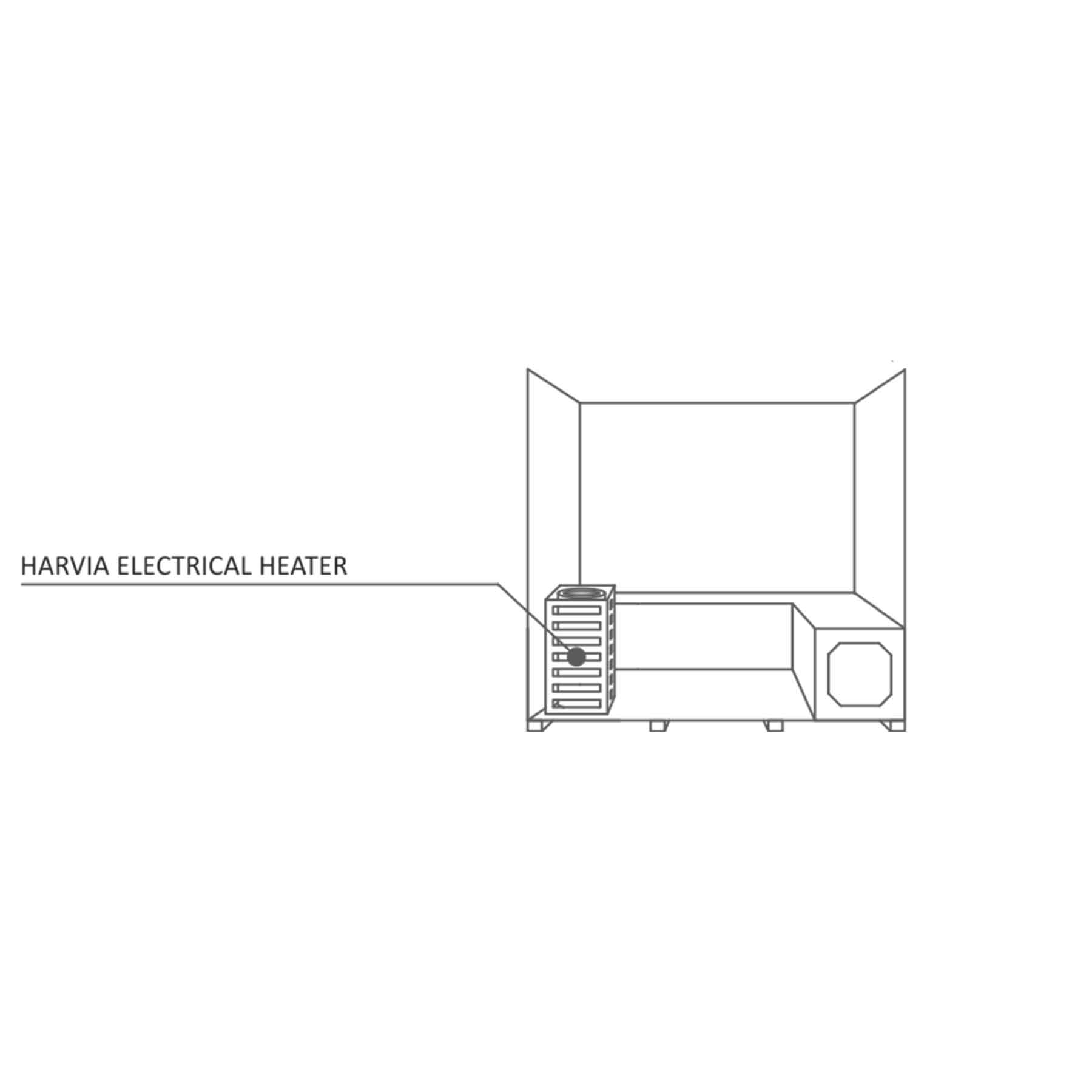 Enlighten Moonlight 5 Person  Outdoor Dry Traditional Sauna - Image 13