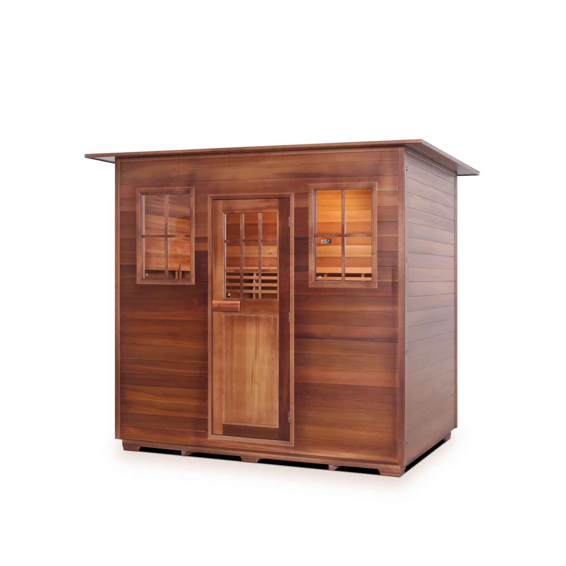Enlighten Moonlight 5 Person Cedar Indoor Dry Traditional Sauna