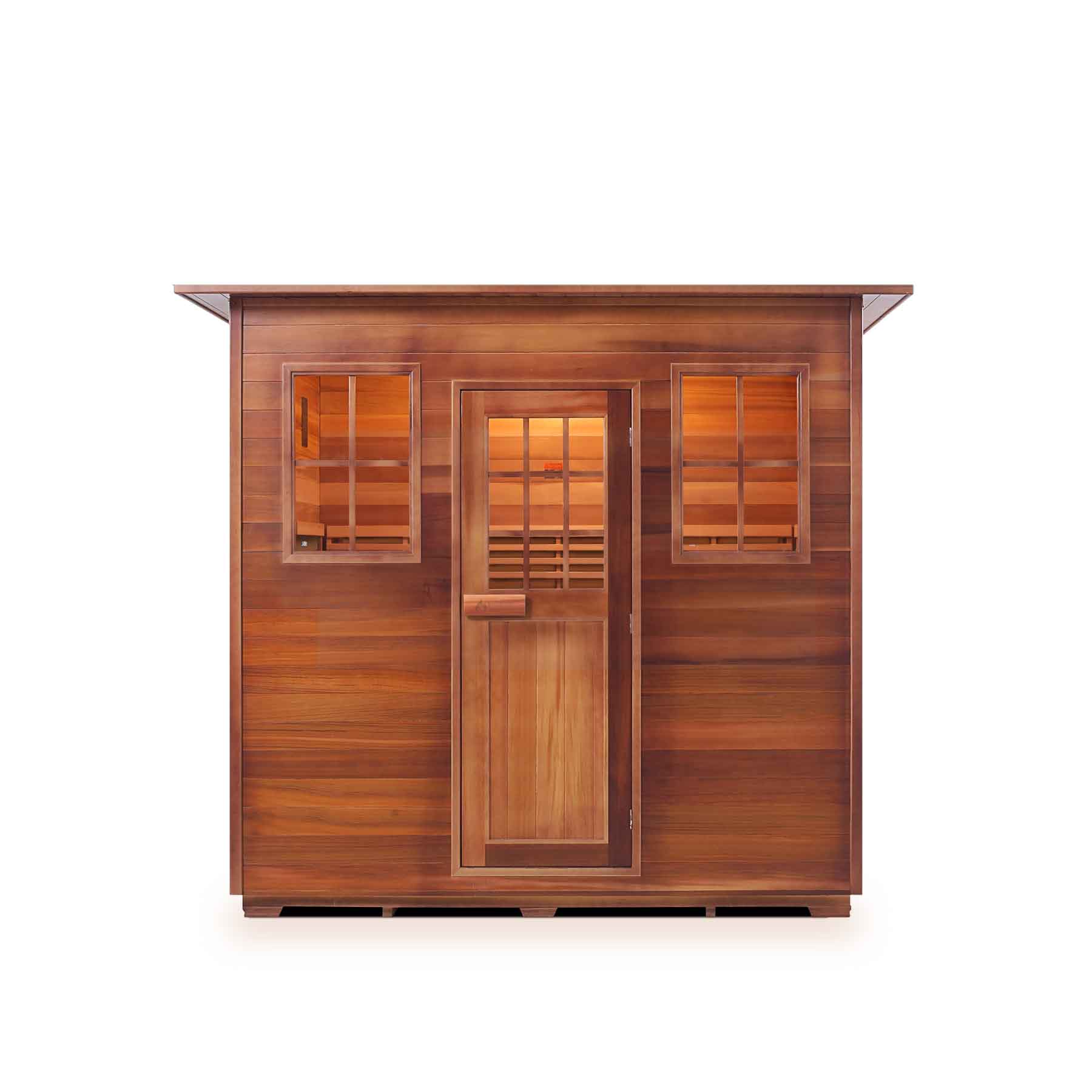 Enlighten Moonlight 5 Person Cedar Indoor Dry Traditional Sauna - Image 2