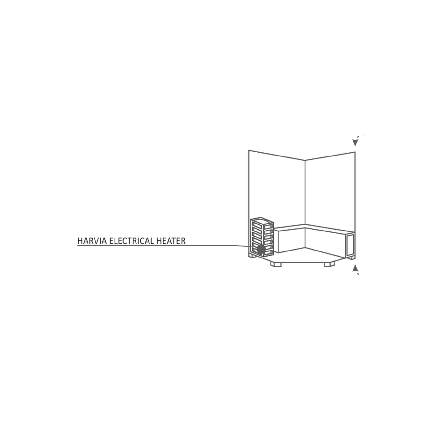 Enlighten Moonlight 4C Space-saving Outdoor Dry Traditional Sauna - Image 11