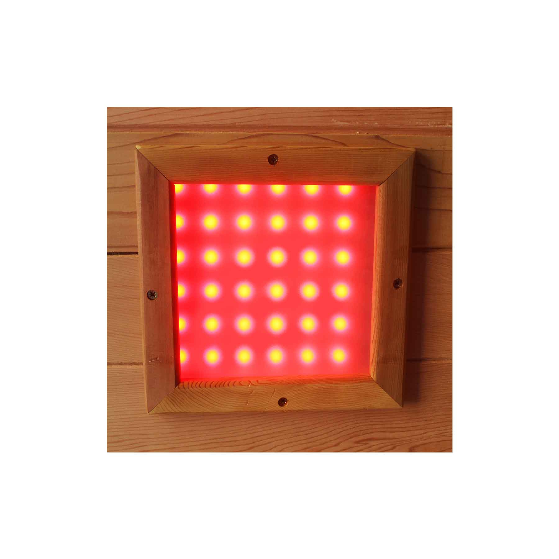 Enlighten Moonlight 4C Cedar Corner Indoor Dry Traditional Sauna - Image 10