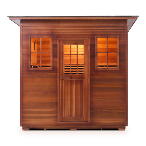 Enlighten Sierra 4 Person  Low EMF Outdoor Infrared Sauna - Image 5