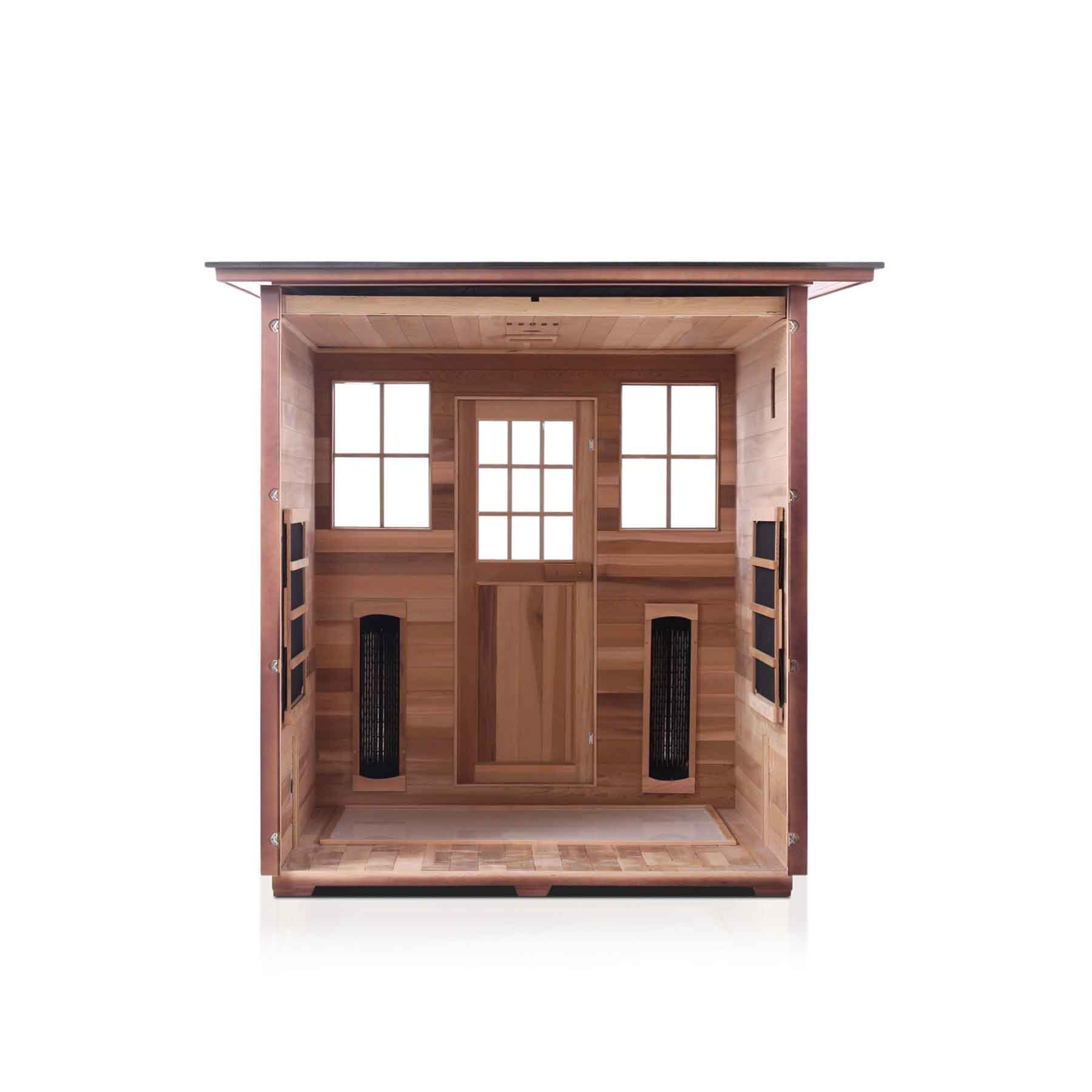 Enlighten Sierra 4 Person  Low EMF Outdoor Infrared Sauna - Image 9