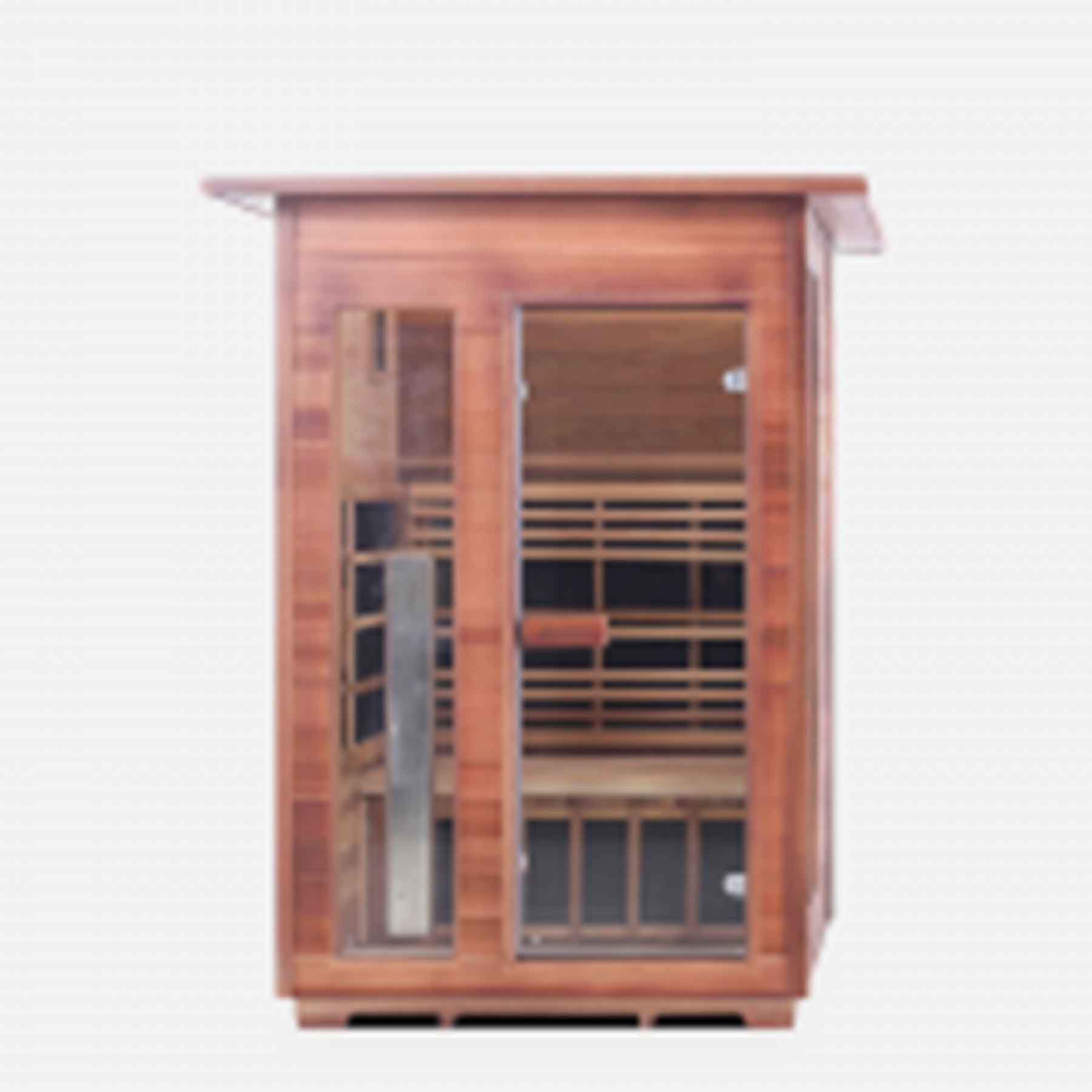 Enlighten Rustic 2 Person  Low EMF Outdoor Infrared Sauna - Image 11