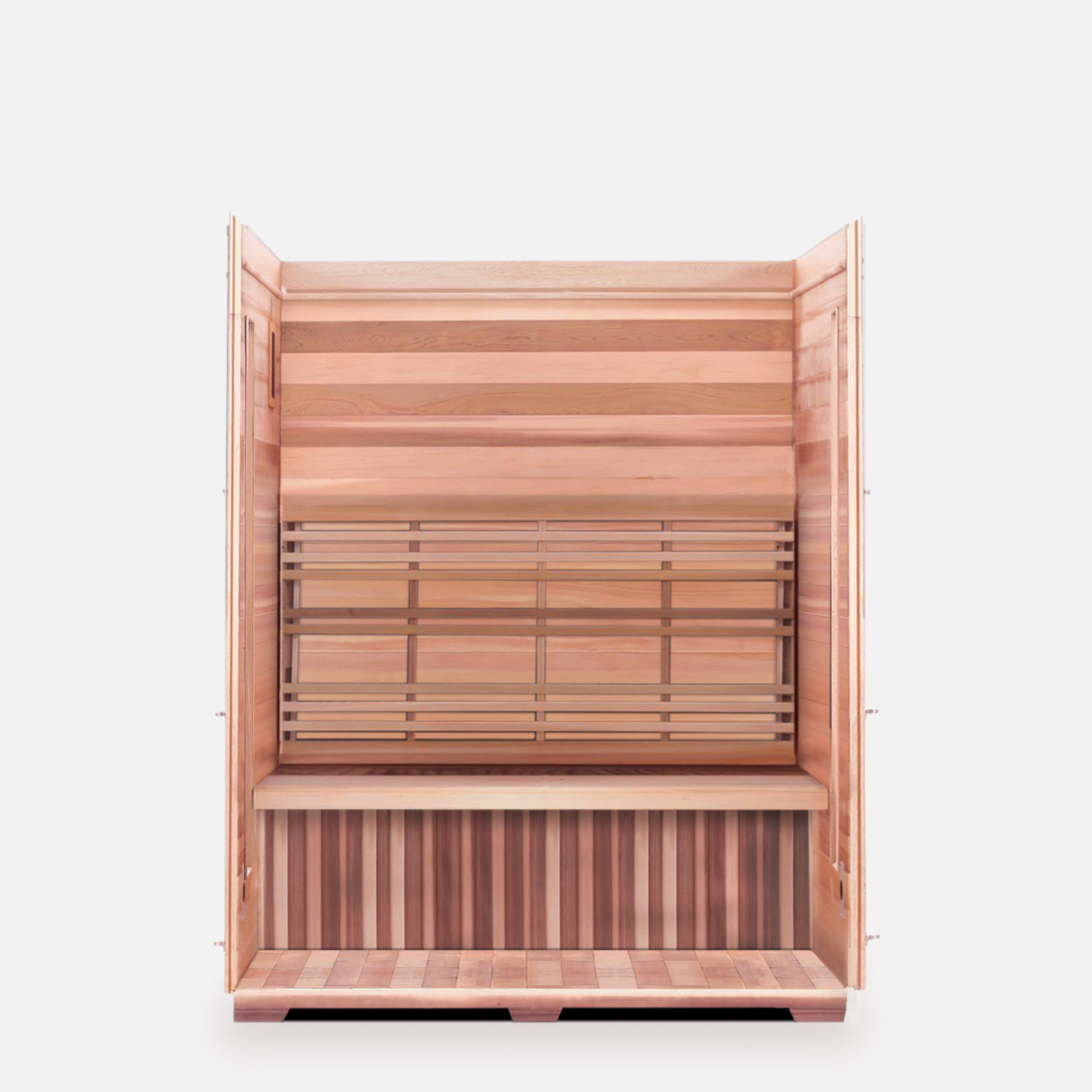 Enlighten SunRise 3 Person  Outdoor Dry Traditional Sauna - Image 6