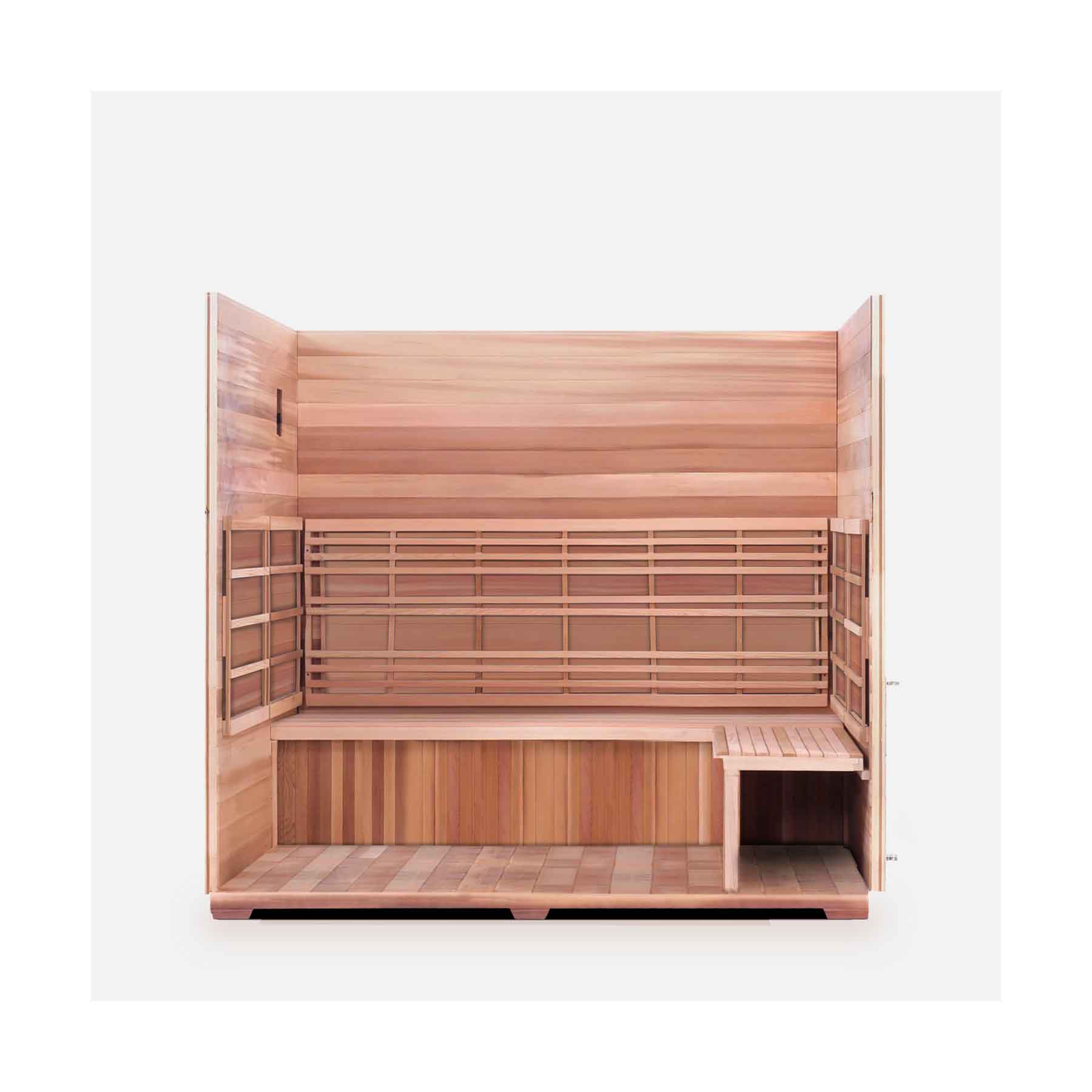 Enlighten SunRise 5 Person  Outdoor Dry Traditional Sauna - Image 4