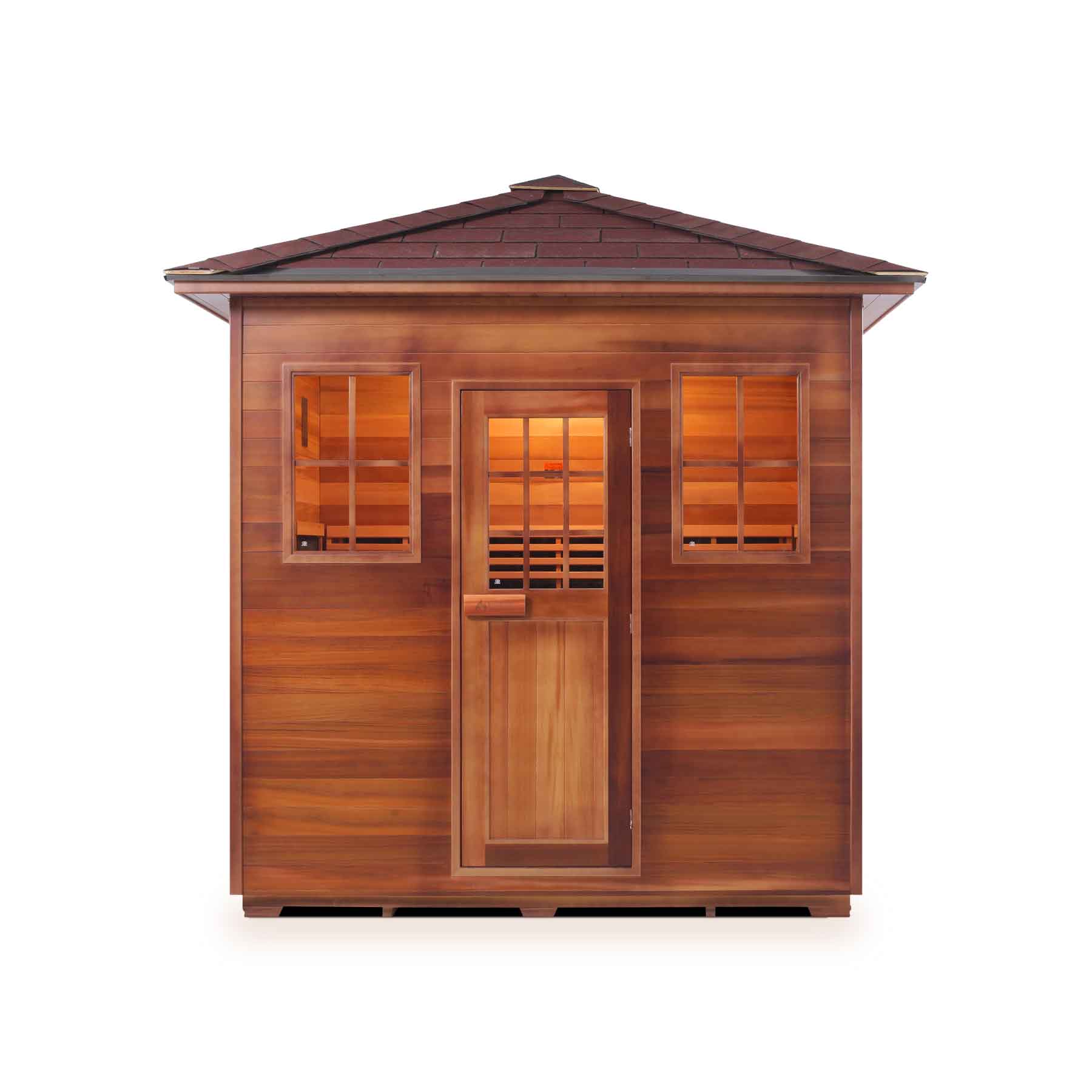 Enlighten Sapphire 5 Person 12 Heaters Outdoor Hybrid Sauna - Image 2