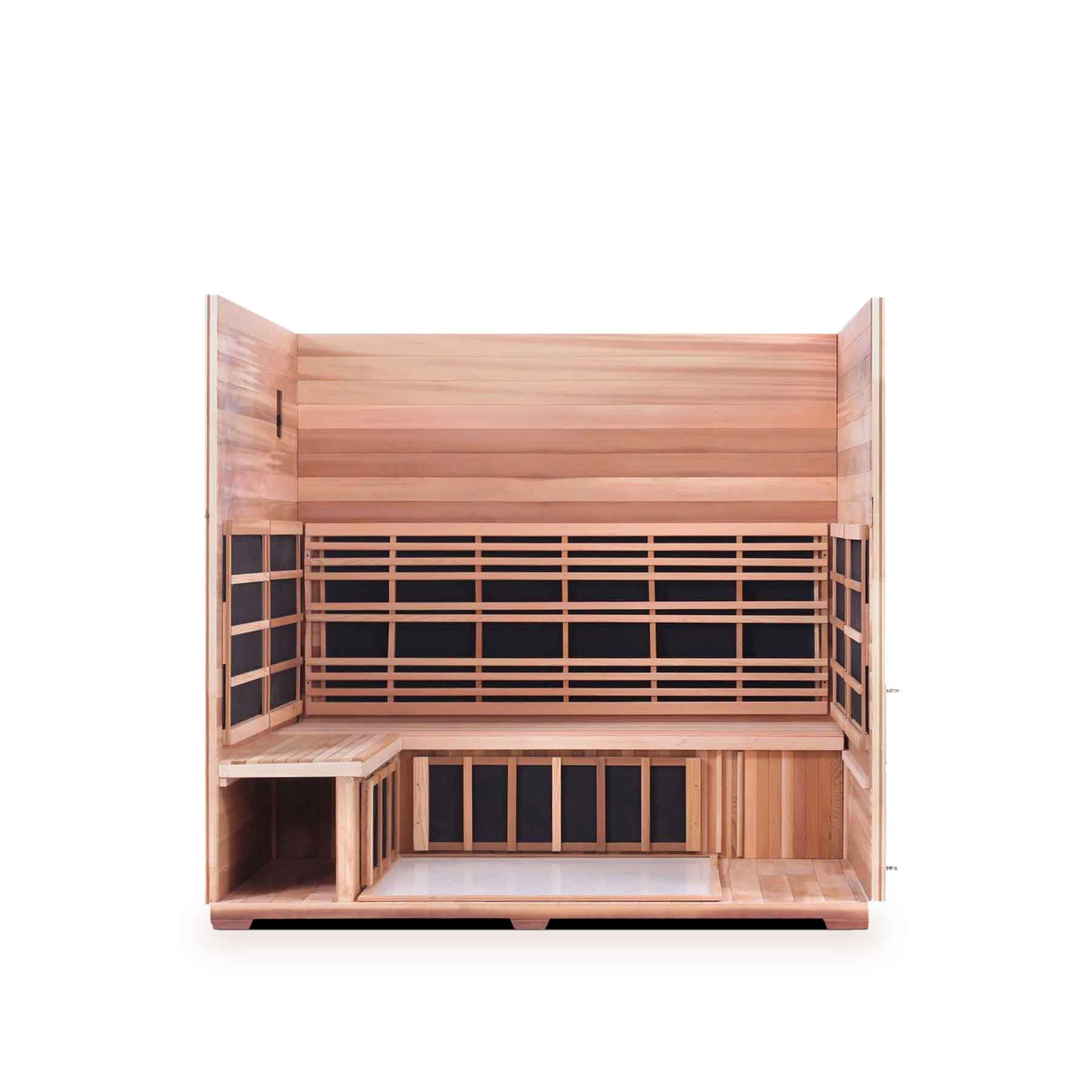 Enlighten Diamond 5 Person 12 Heaters Outdoor Hybrid Sauna - Image 3