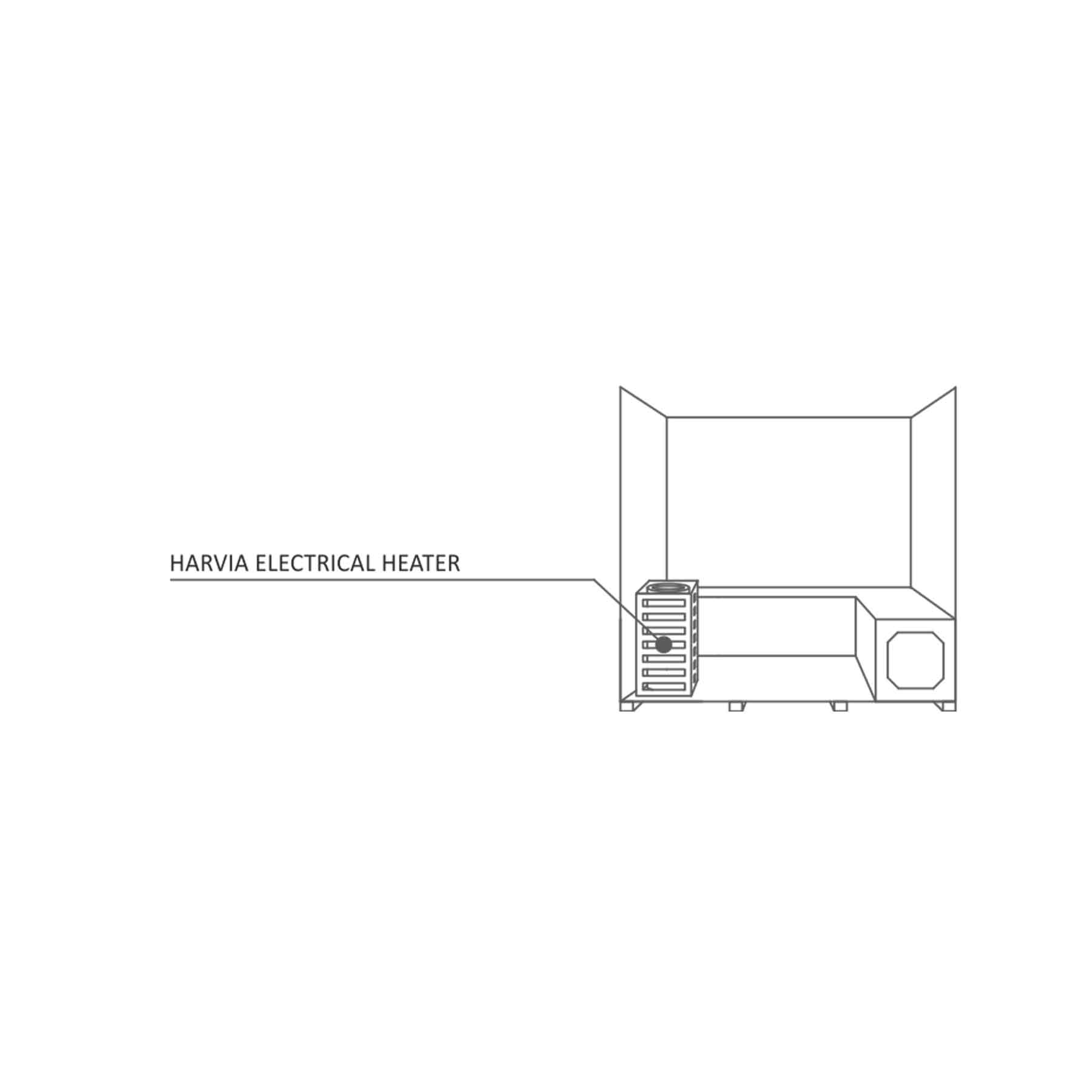 Enlighten SunRise 5 Person  Outdoor Dry Traditional Sauna - Image 6