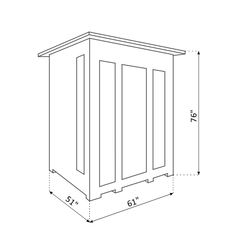 Enlighten SunRise 3 Person Cedar Indoor Dry Traditional Sauna - Image 8