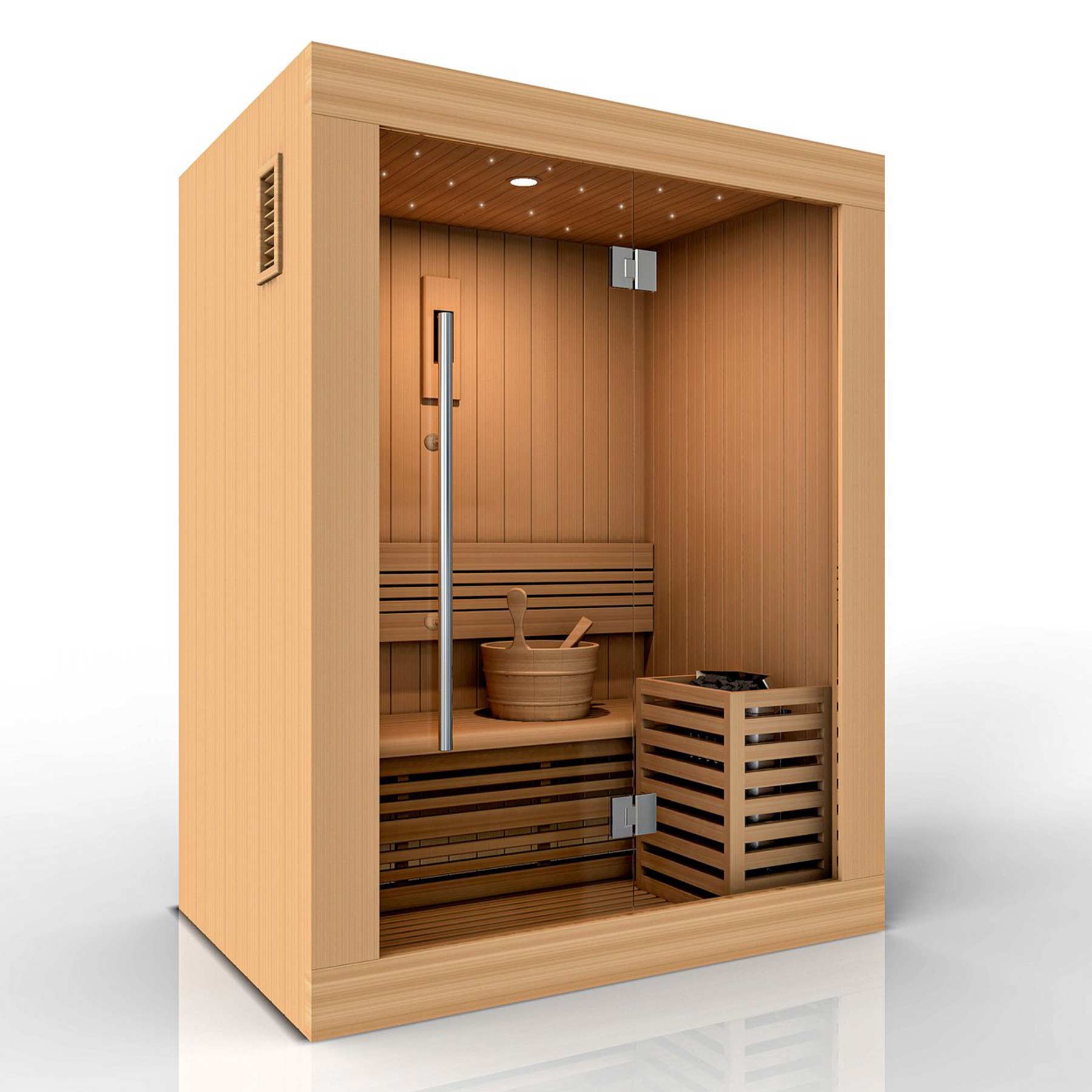 Golden Designs Sundsvall 2 Person  Indoor Traditional Sauna - Image 11