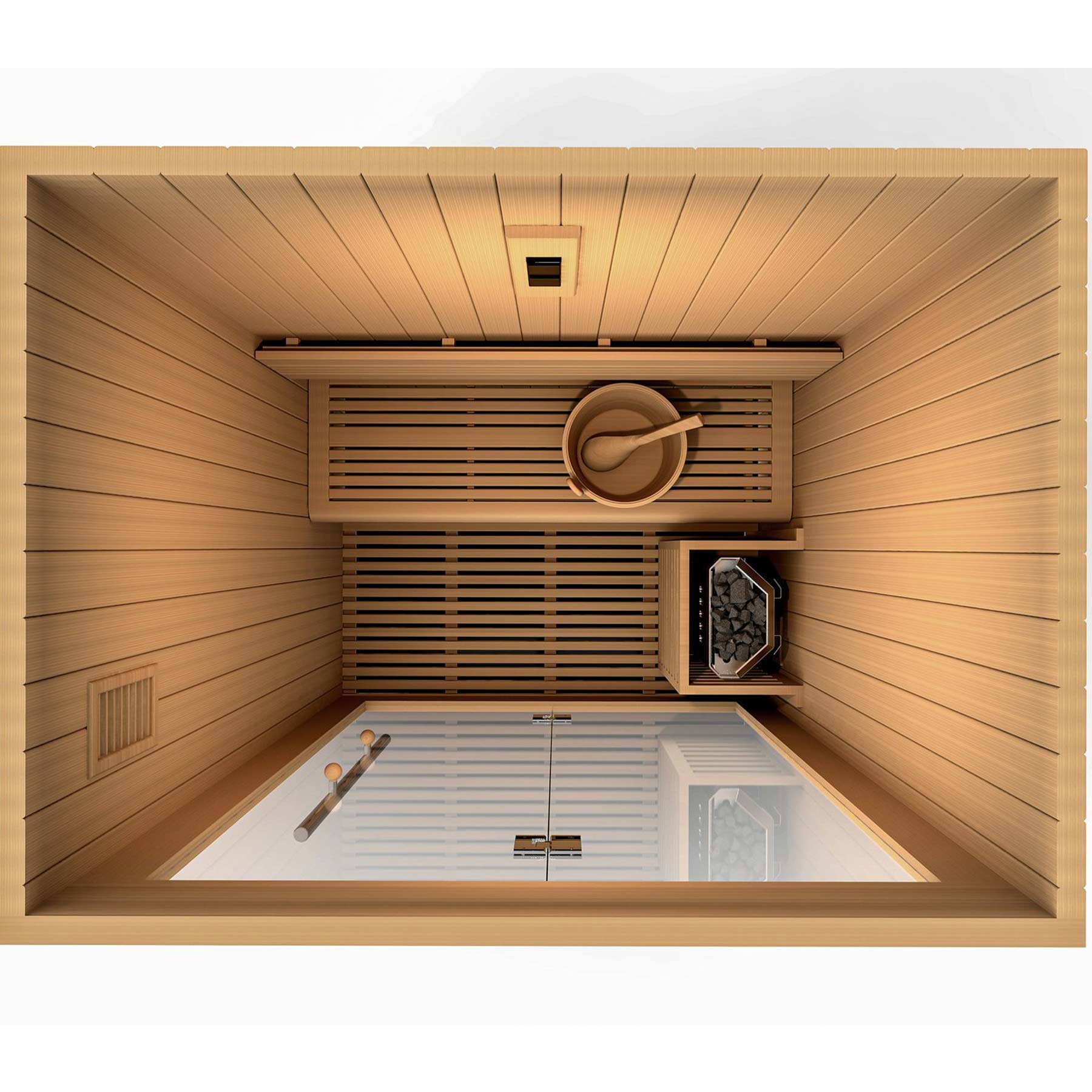Golden Designs Sundsvall 2 Person  Indoor Traditional Sauna - Image 14