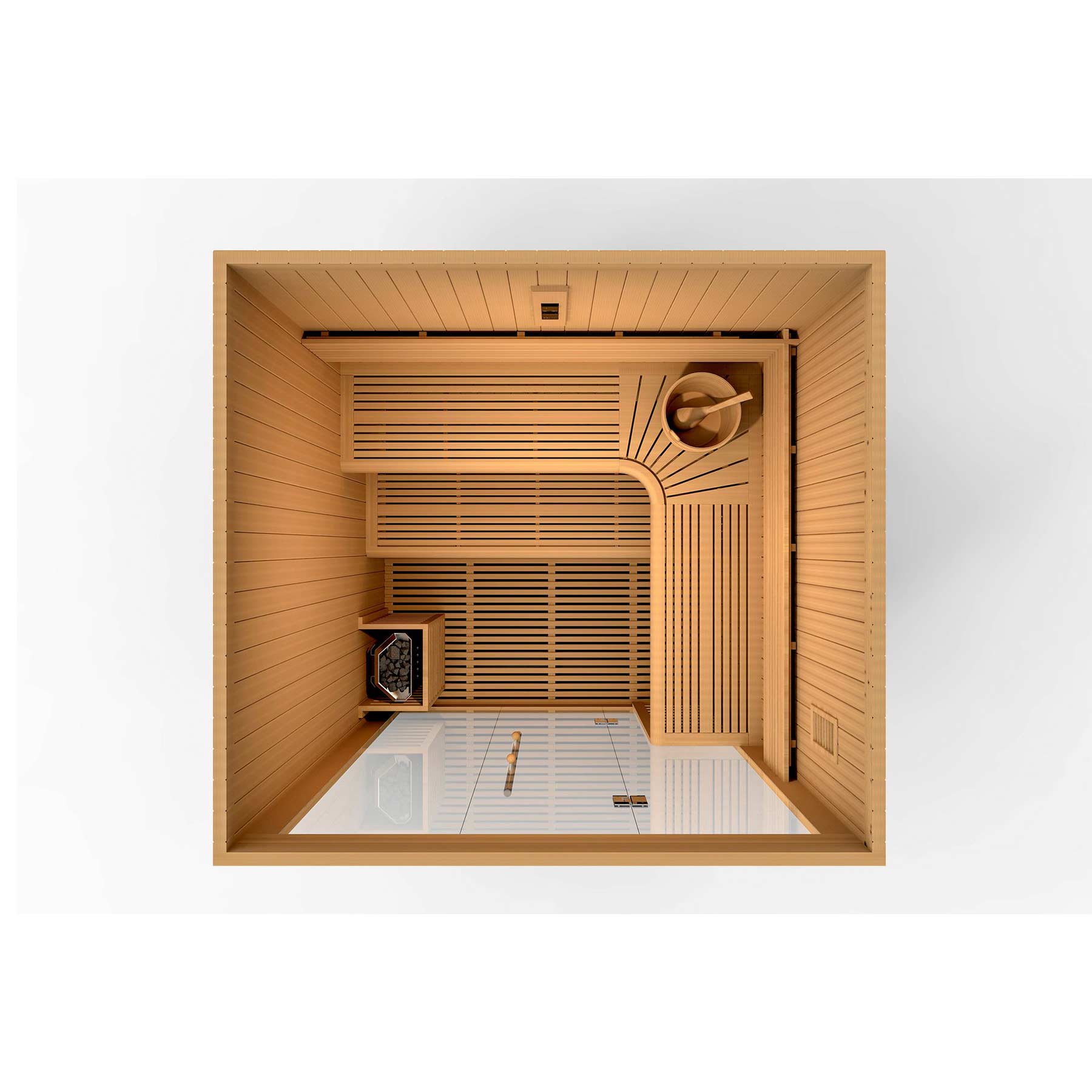 Golden Designs Osla 4-6 Person  Indoor Traditional Sauna - Image 4