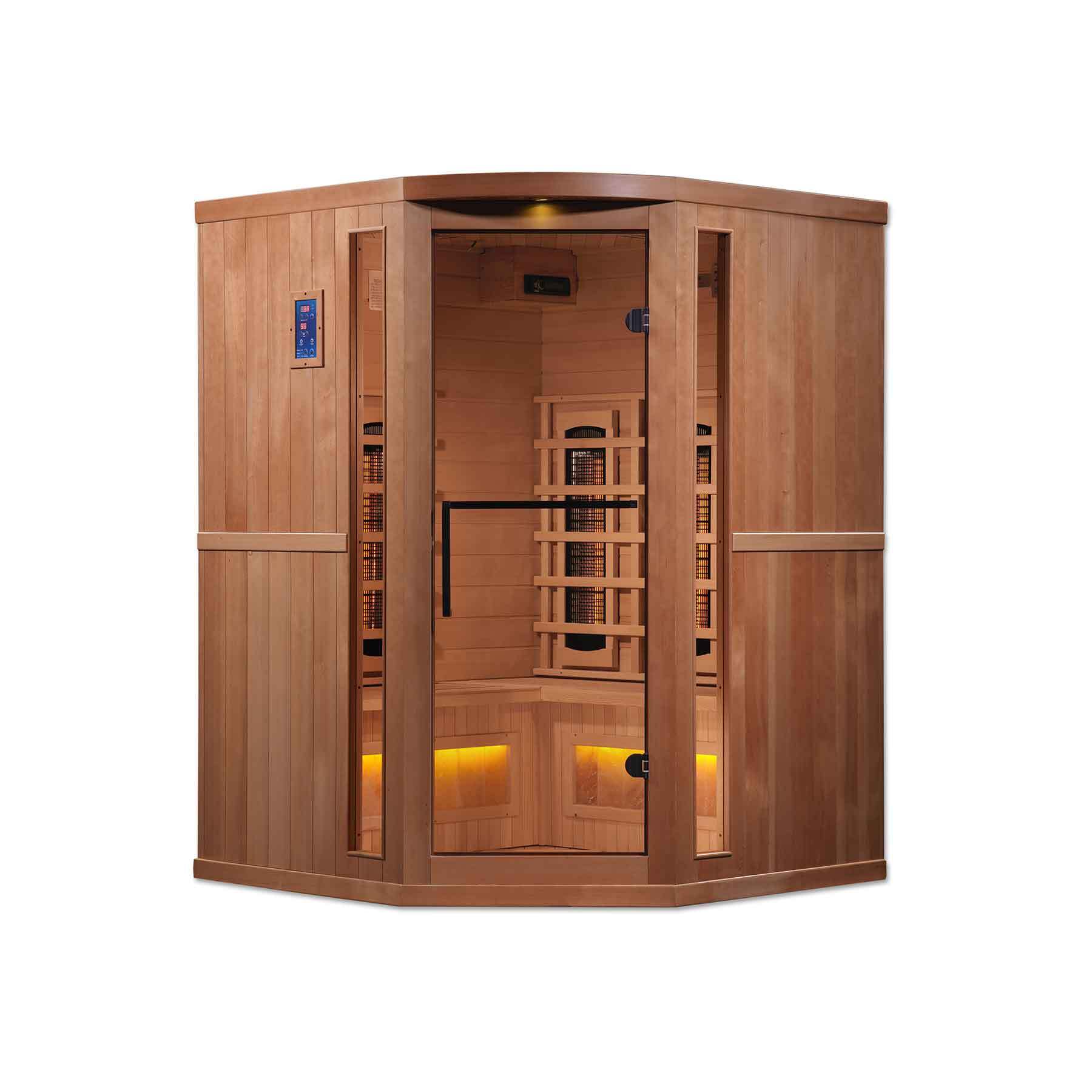Golden Designs 3 person Full Spectrum Near Zero EMF Indoor Infrared Sauna - Image 2