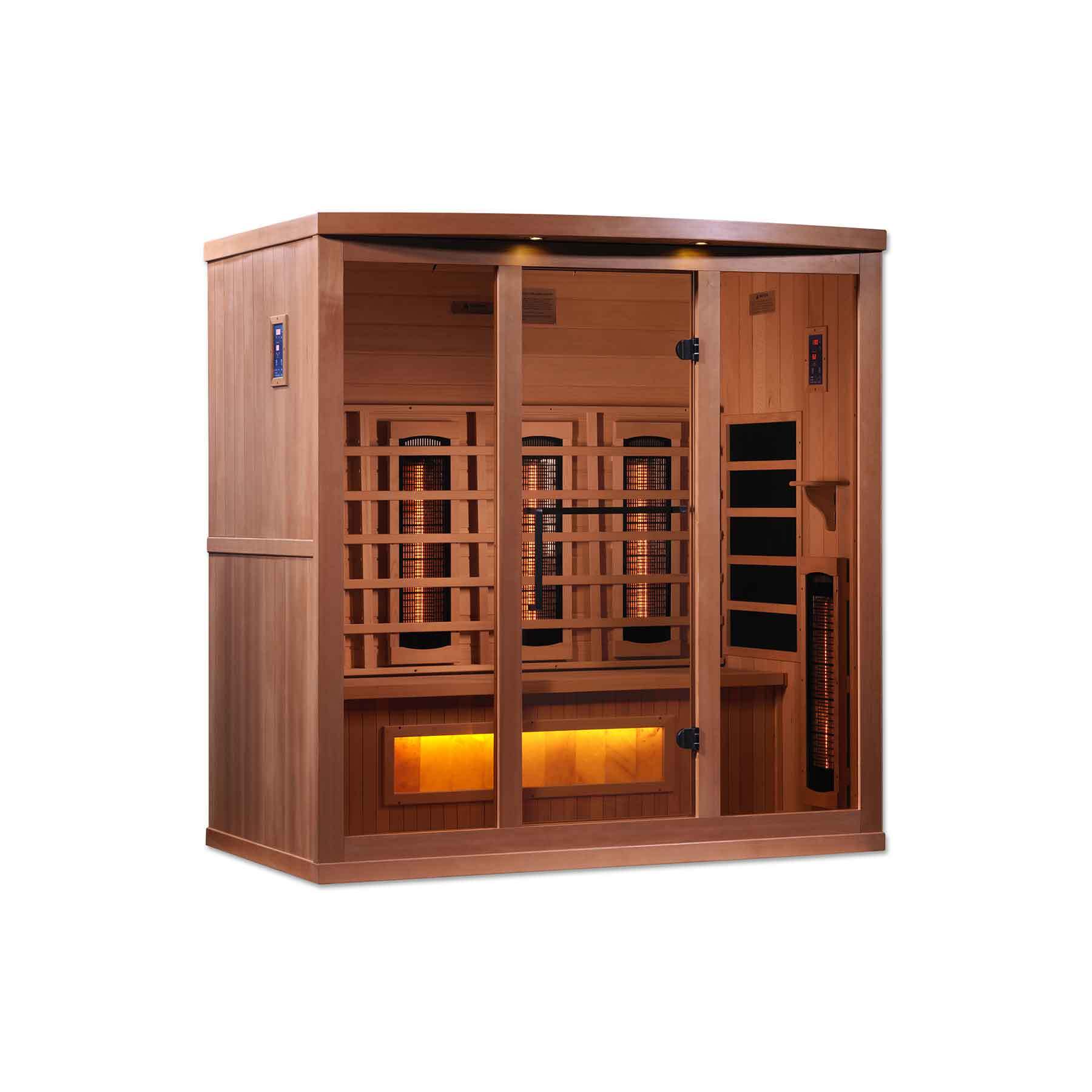 Golden Designs 4 Person Full Spectrum Near Zero EMF Indoor Infrared Sauna - Image 2