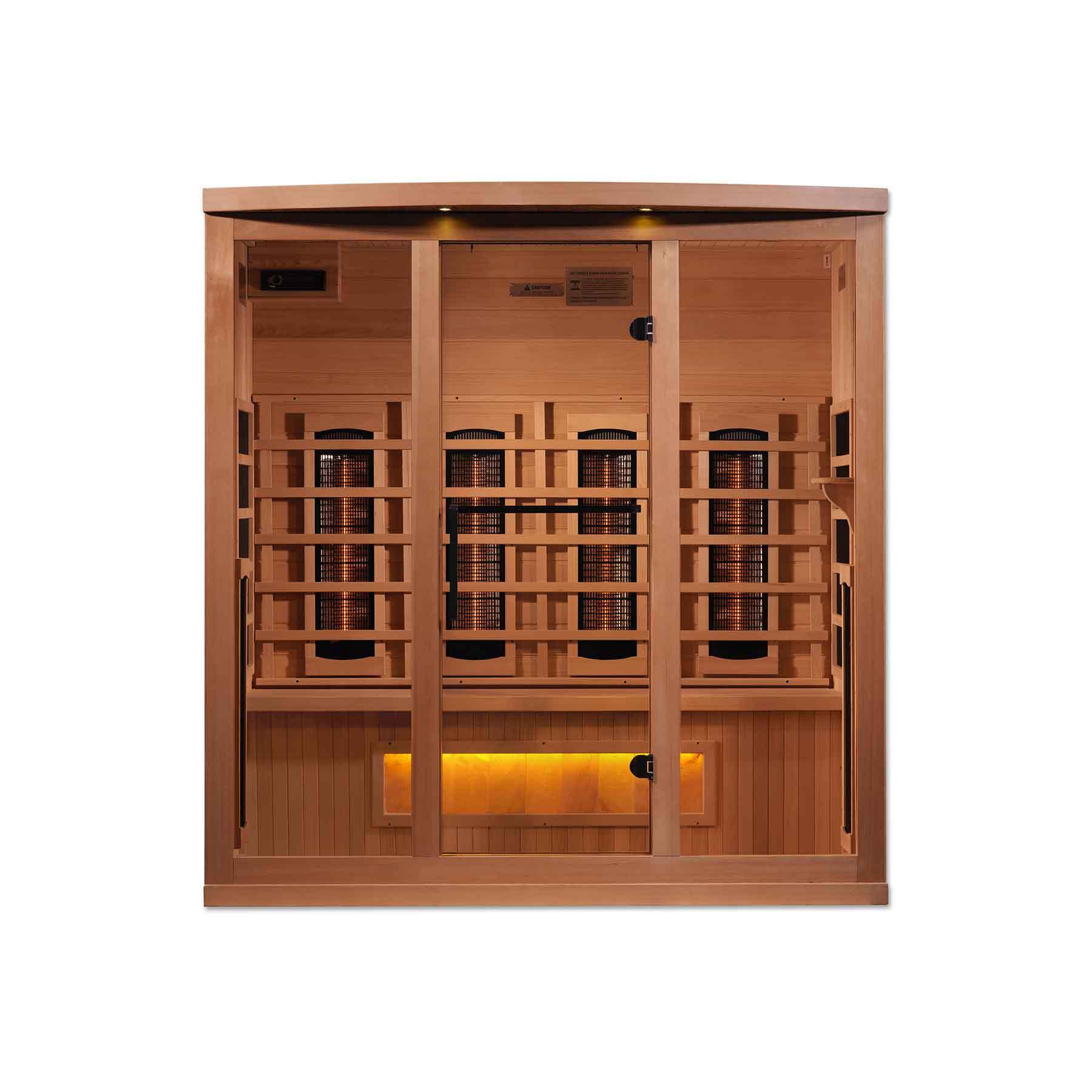 Golden Designs 4 Person Full Spectrum Near Zero EMF Indoor Infrared Sauna - Image 3
