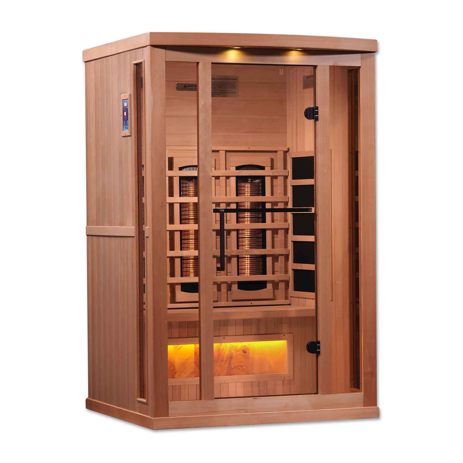 Golden Designs 2 Person Full Spectrum Near Zero Indoor Infrared Sauna - Image 3