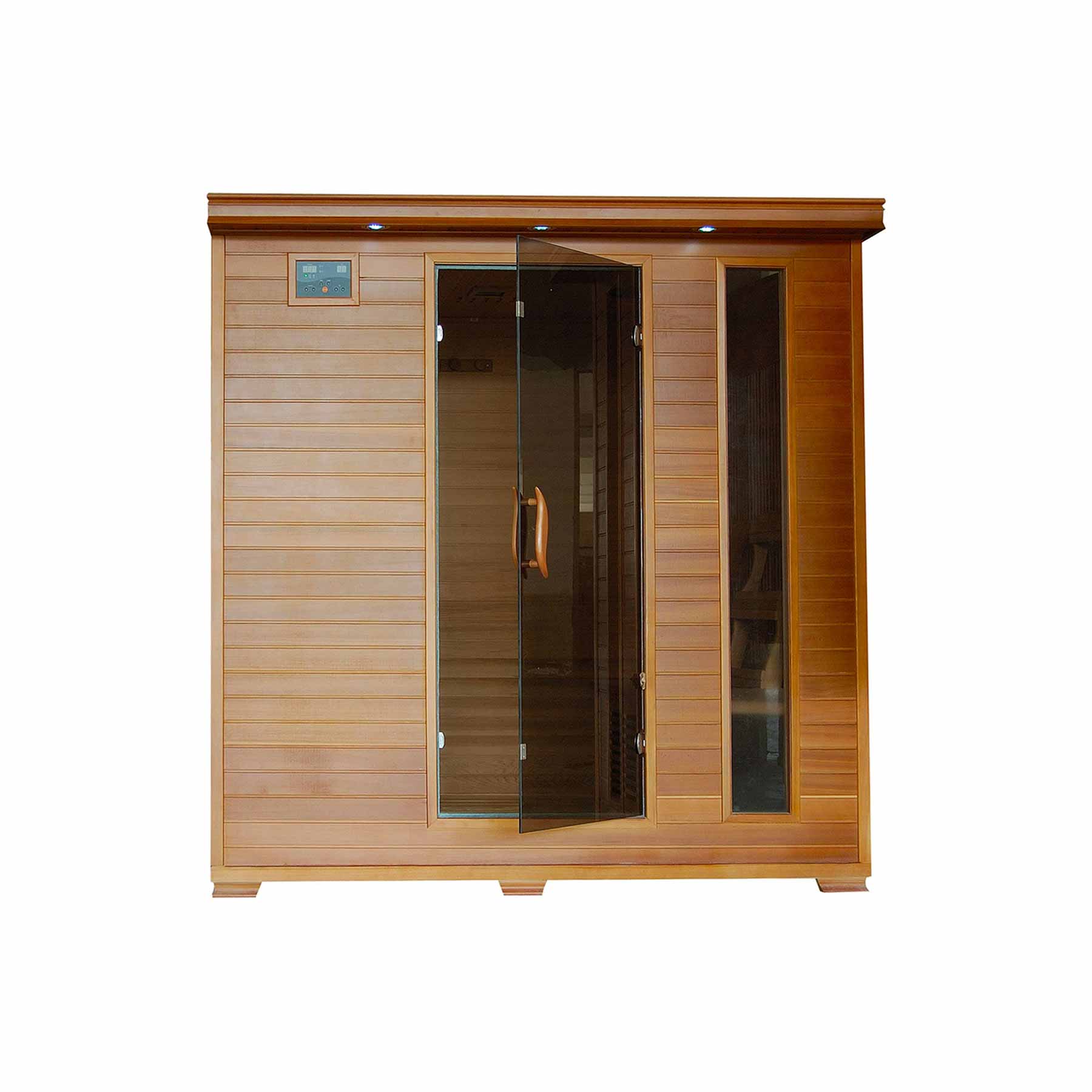 HeatWave Great Bear 6 Person 10 Carbon Indoor Low-EMF Infrared Sauna - Image 1
