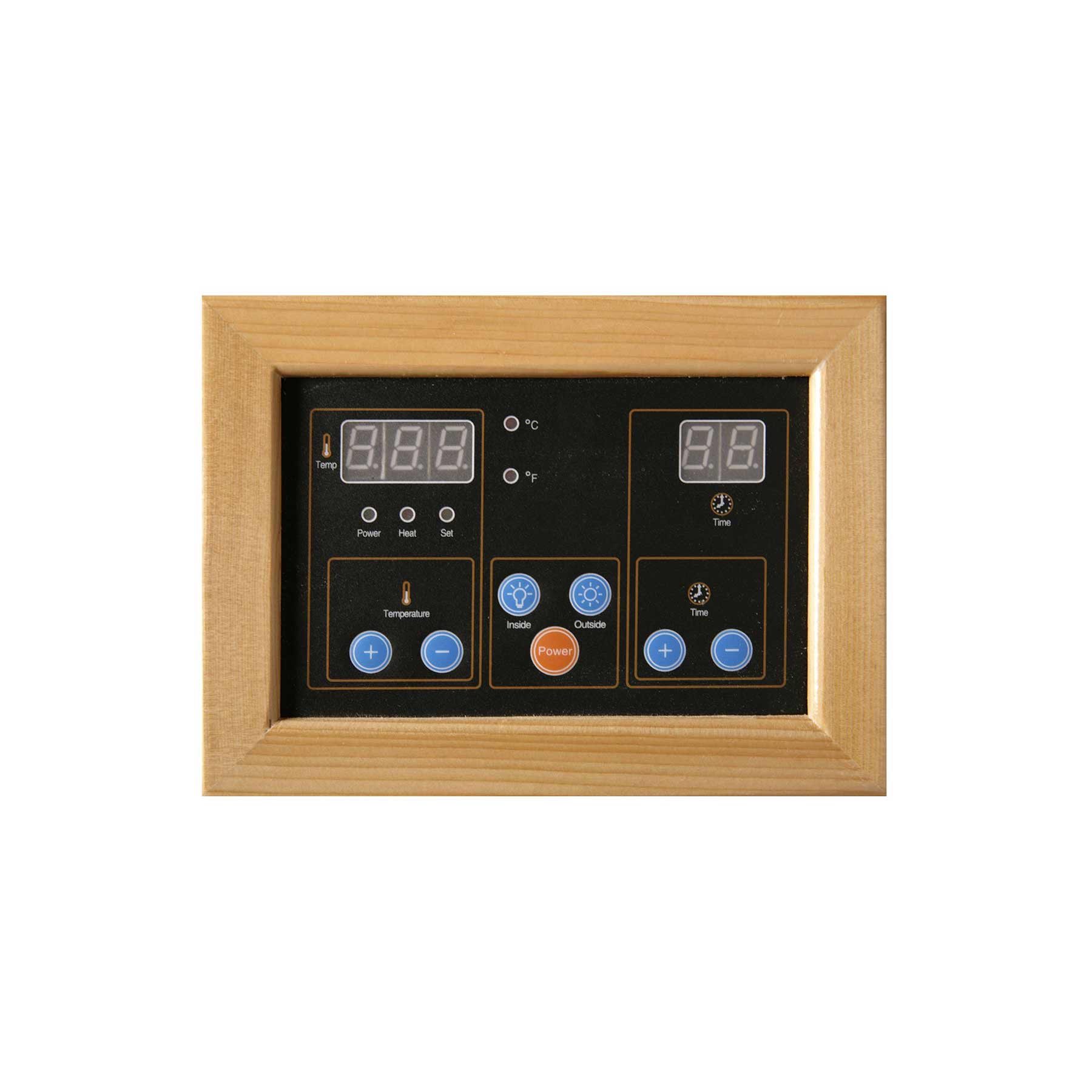 HeatWave Santa Fe 3 Person 7 Carbon Corner Indoor Infrared Sauna - Image 3
