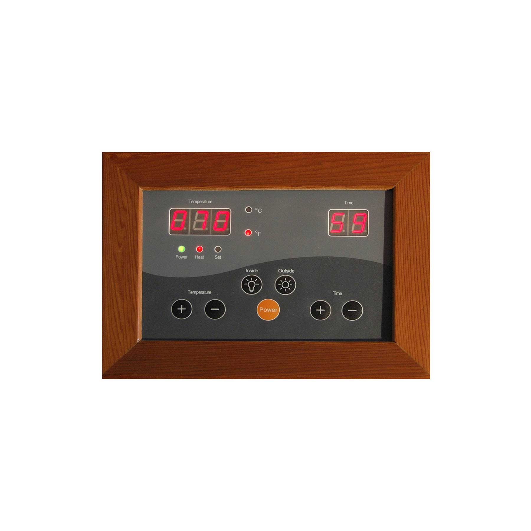 HeatWave Whistler 4 Person 10 Carbon Corner Indoor Low-EMF Infrared Sauna - Image 3