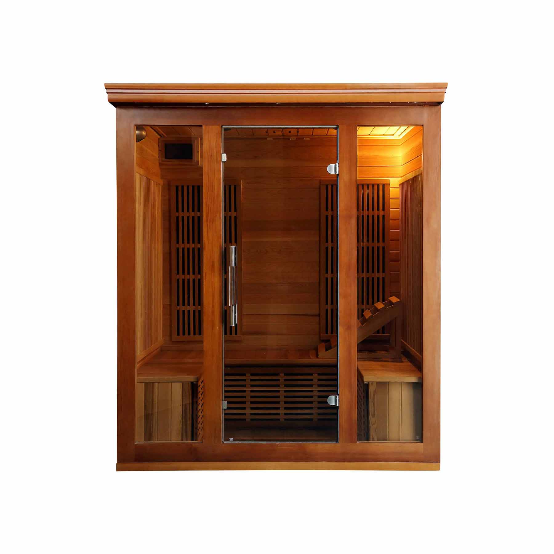 HeatWave Elite 4 Person 9 Carbon Indoor Low-EMF Infrared Sauna - Image 2
