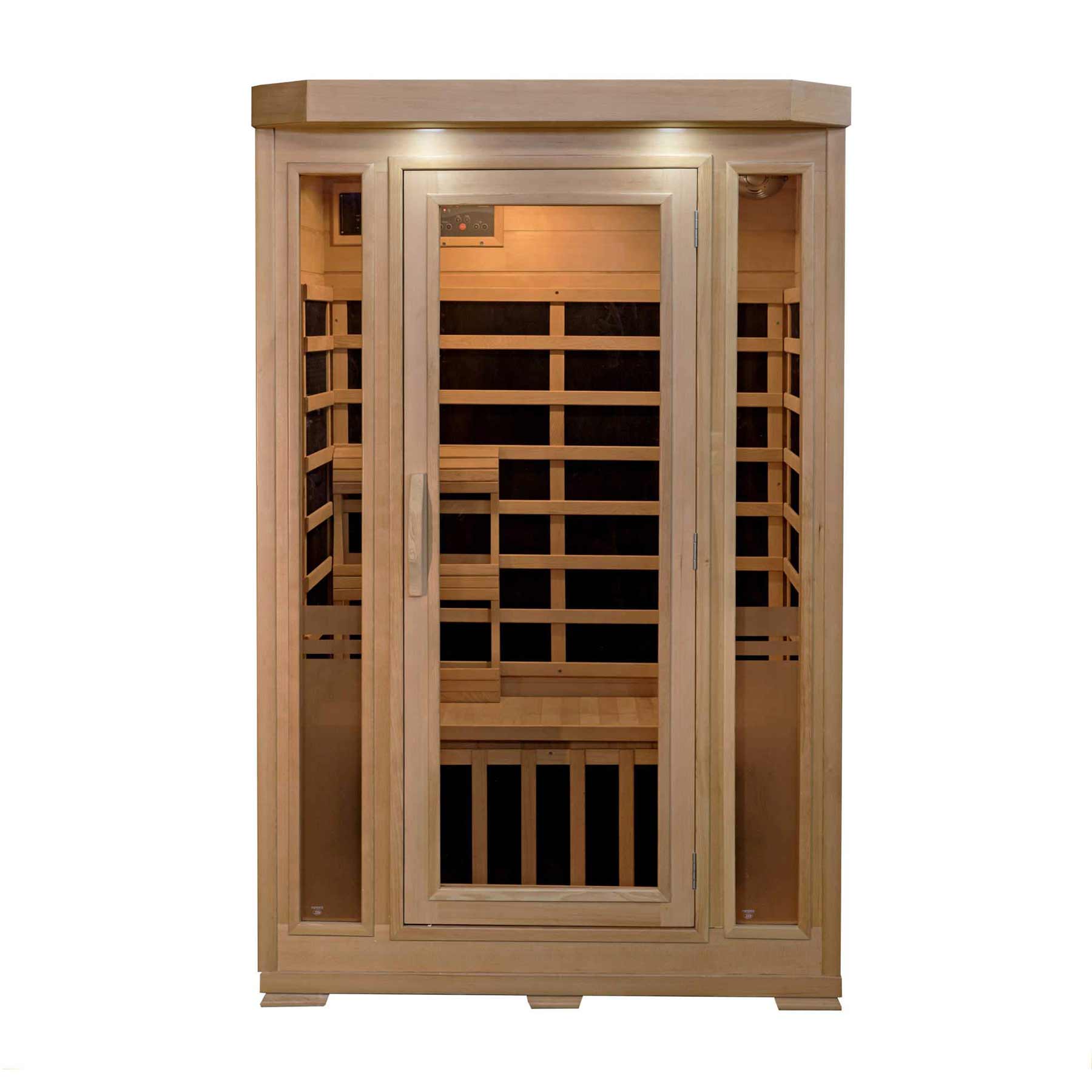 HeatWave Sonoma 2 Person 6 Carbon Indoor FAR Infrared Sauna - Image 2