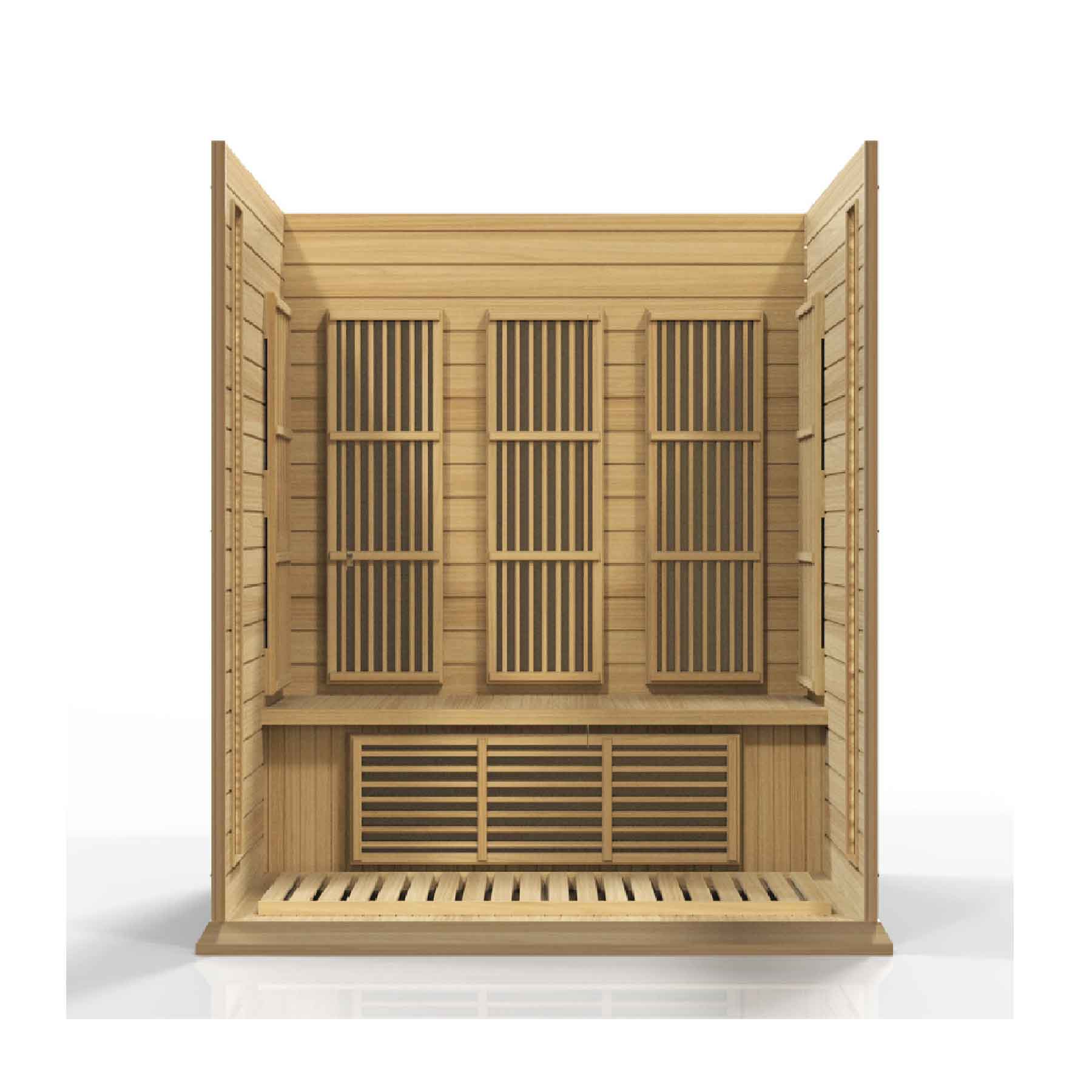 Maxxus 3 Person 7 Panels Low EMF Indoor FAR Infrared Sauna - Image 5