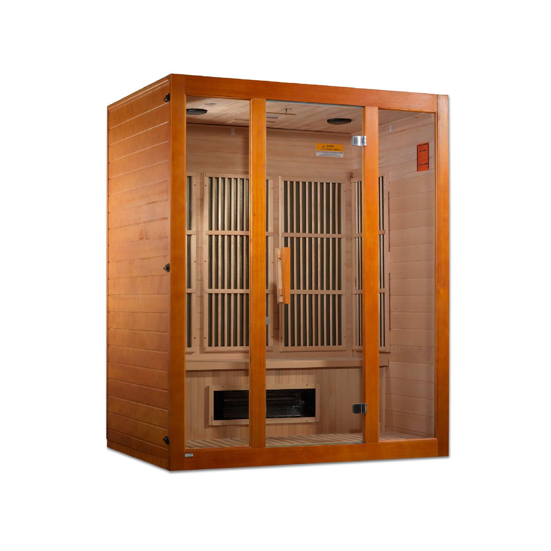 Maxxus Alpine 3 Person Dual Tech Low EMF Indoor FAR Infrared Sauna - Image 2