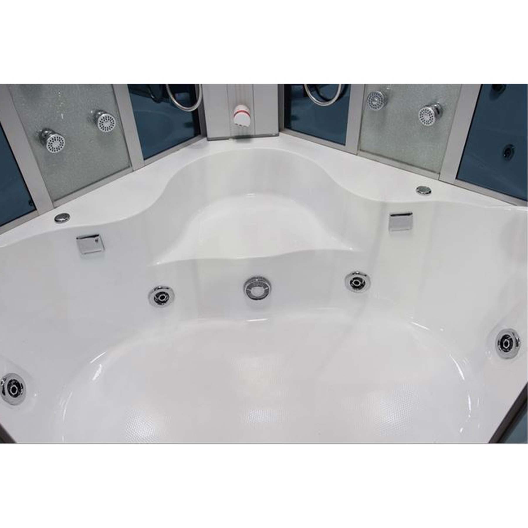 Mesa WS-701 66L x 66W x 87H 2 Person Jetted Tb Steam Shower - Image 8