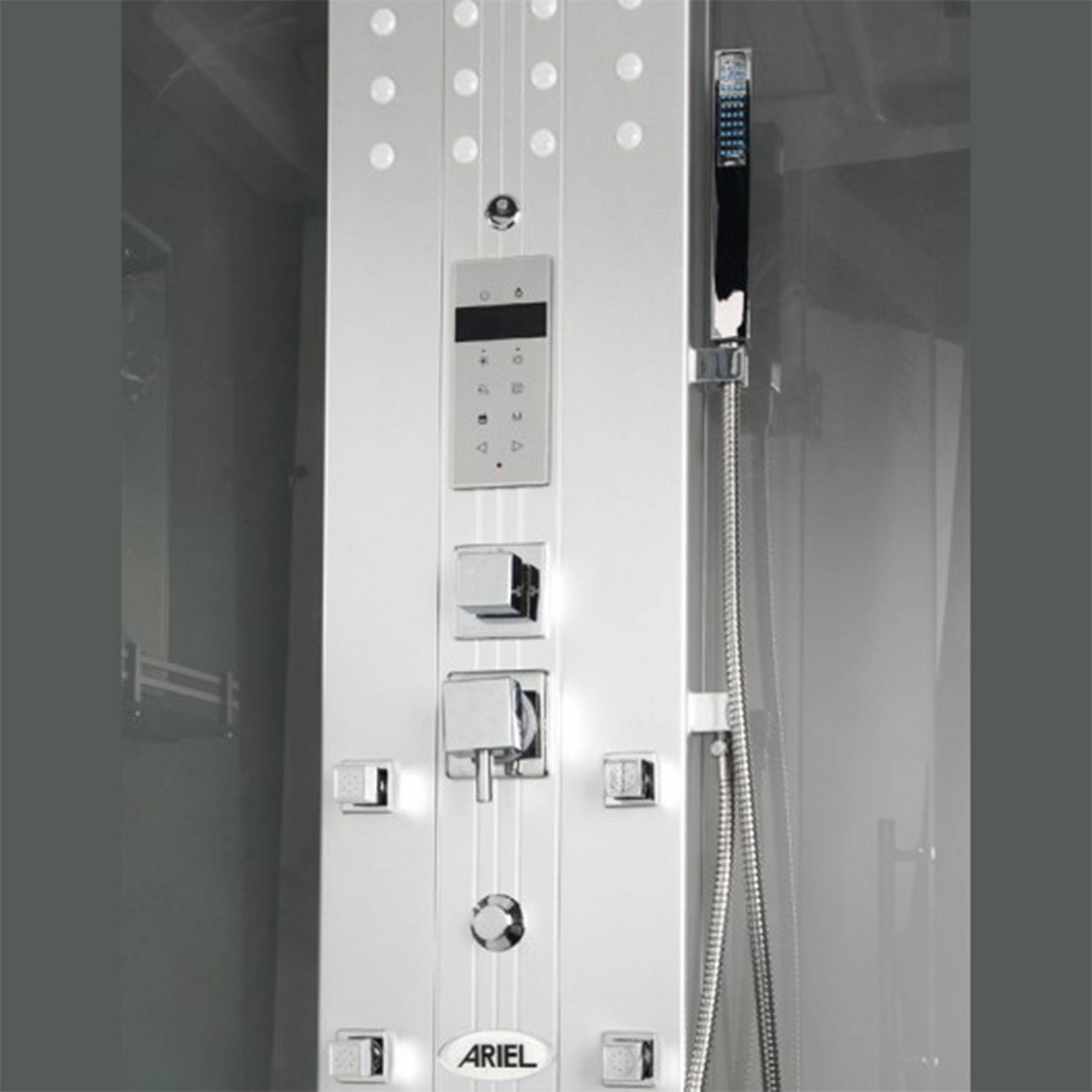 Mesa WS-300A 47L x 35W x 85H 1 Person Walk In Steam Shower - Image 3
