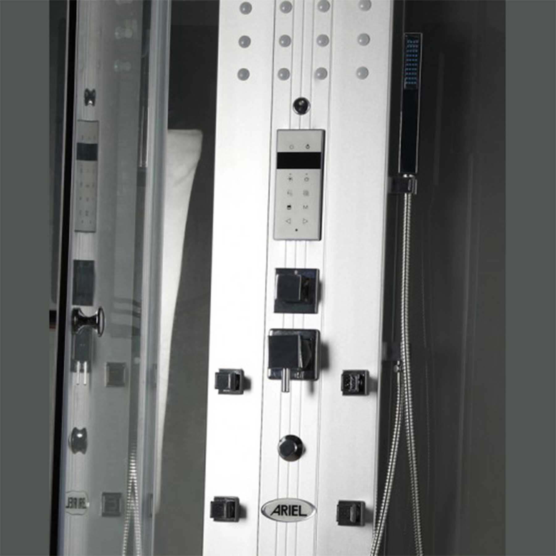 Mesa WS-300A 47L x 35W x 85H 1 Person Walk In Steam Shower - Image 4
