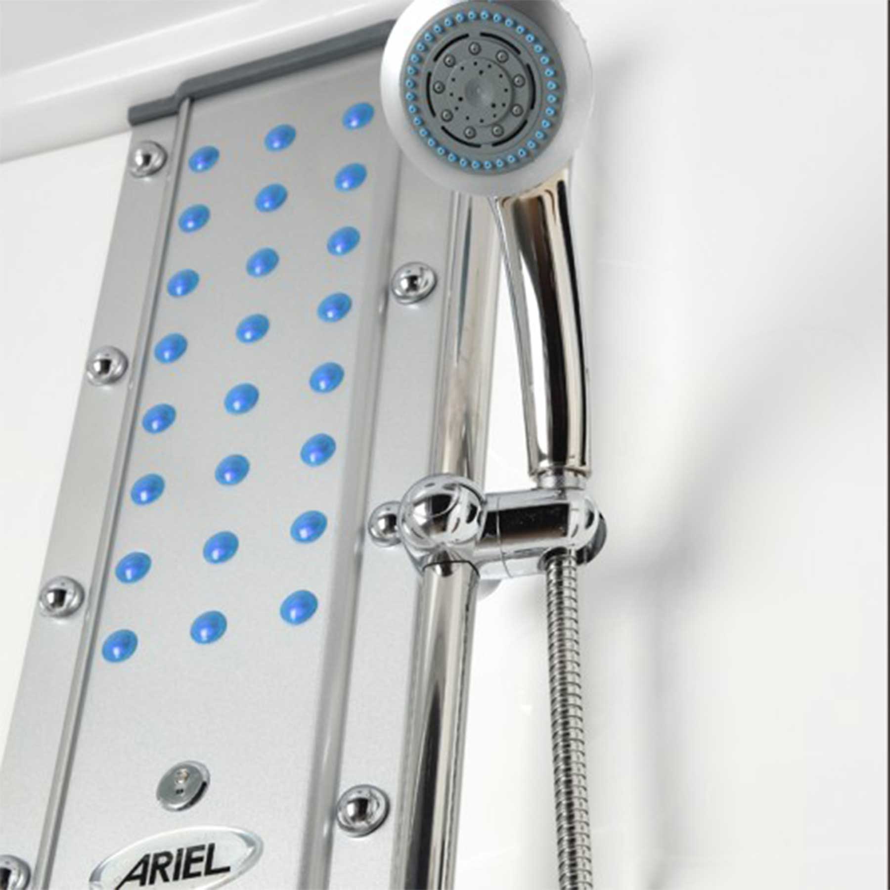 Mesa WS-608A 63L x 63W x 85H 2 Person Jetted Tub Steam Shower - Image 11