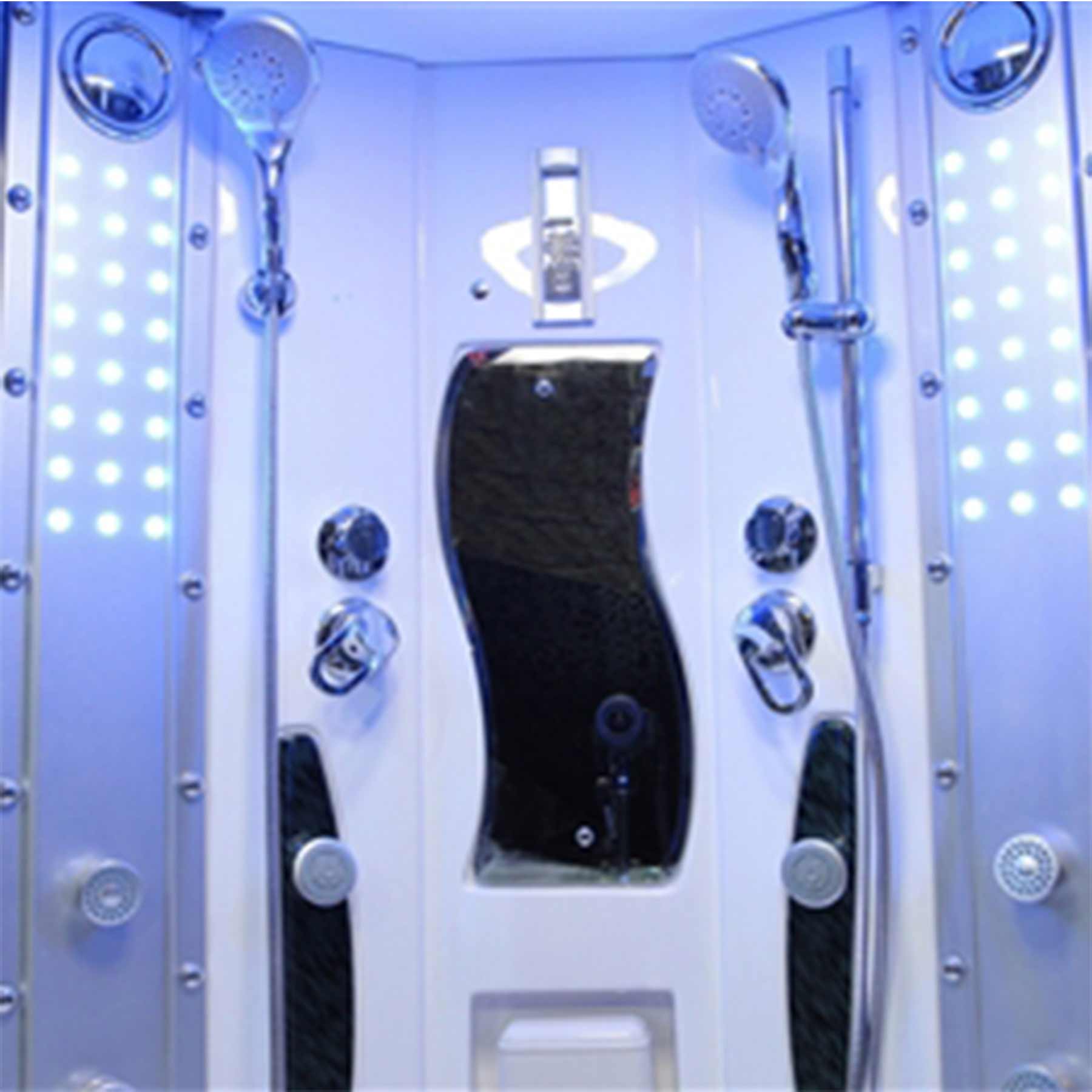 Mesa WS-608A 63L x 63W x 85H 2 Person Jetted Tub Steam Shower - Image 3
