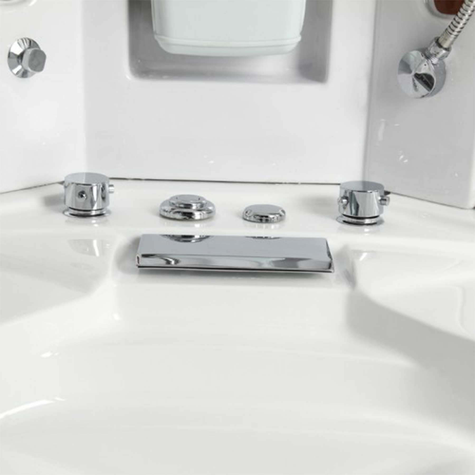 Mesa WS-608A 63L x 63W x 85H 2 Person Jetted Tub Steam Shower - Image 10