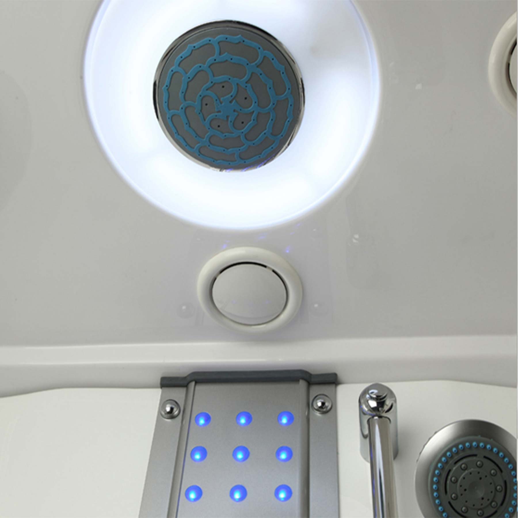 Mesa WS-807A 67L x 35W x 86H 2 Person Jetted Tub Steam Shower - Image 3