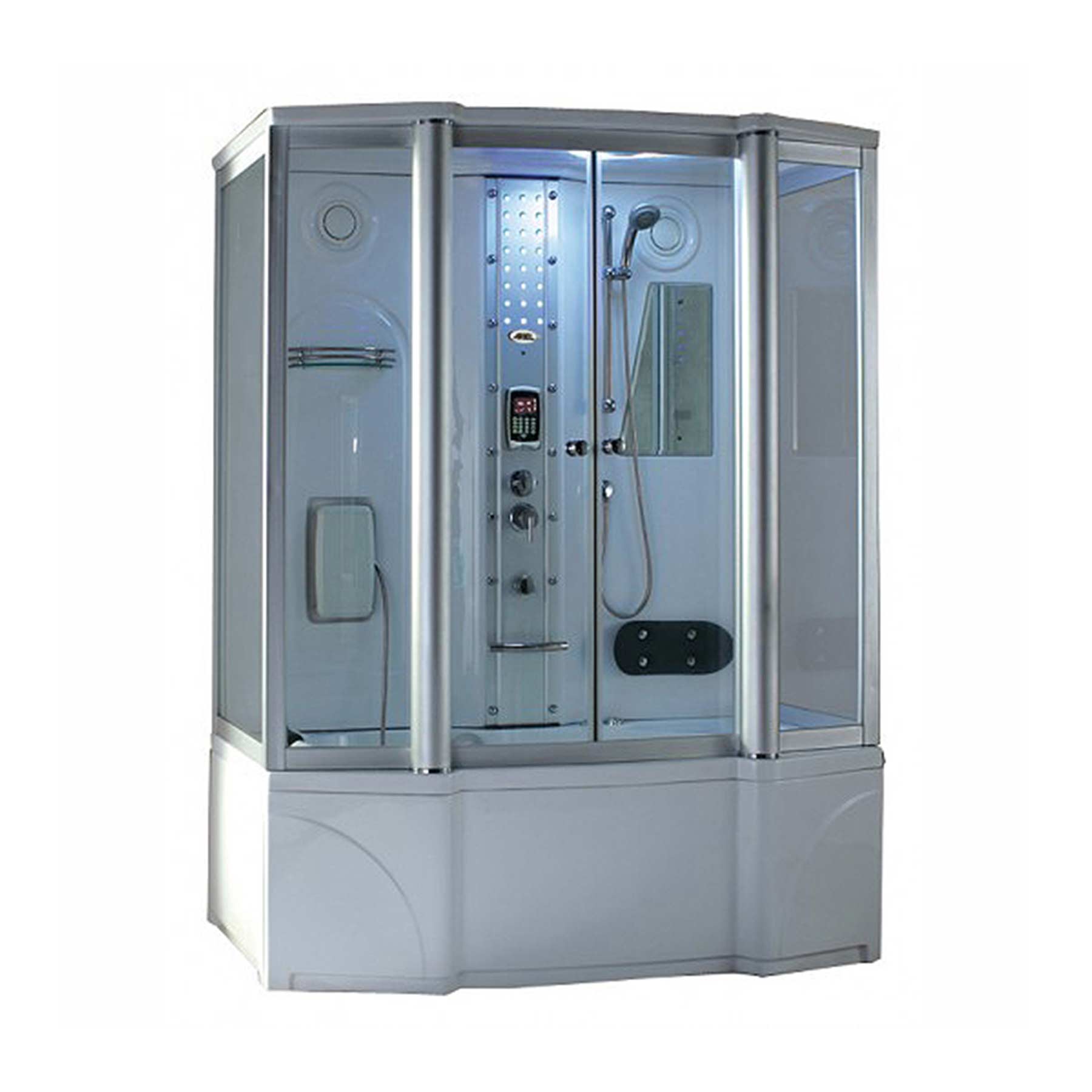 Mesa WS-807A 67L x 35W x 86H 2 Person Jetted Tub Steam Shower - Image 5