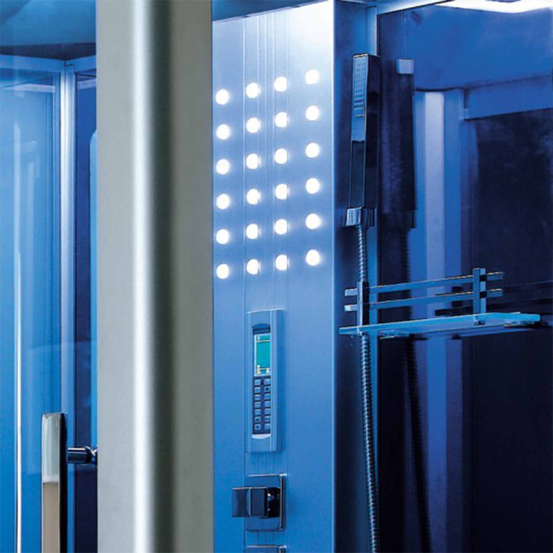 Mesa WS-801L 42L x 42W x 85H 1 Person Walk In Steam Shower - Image 5