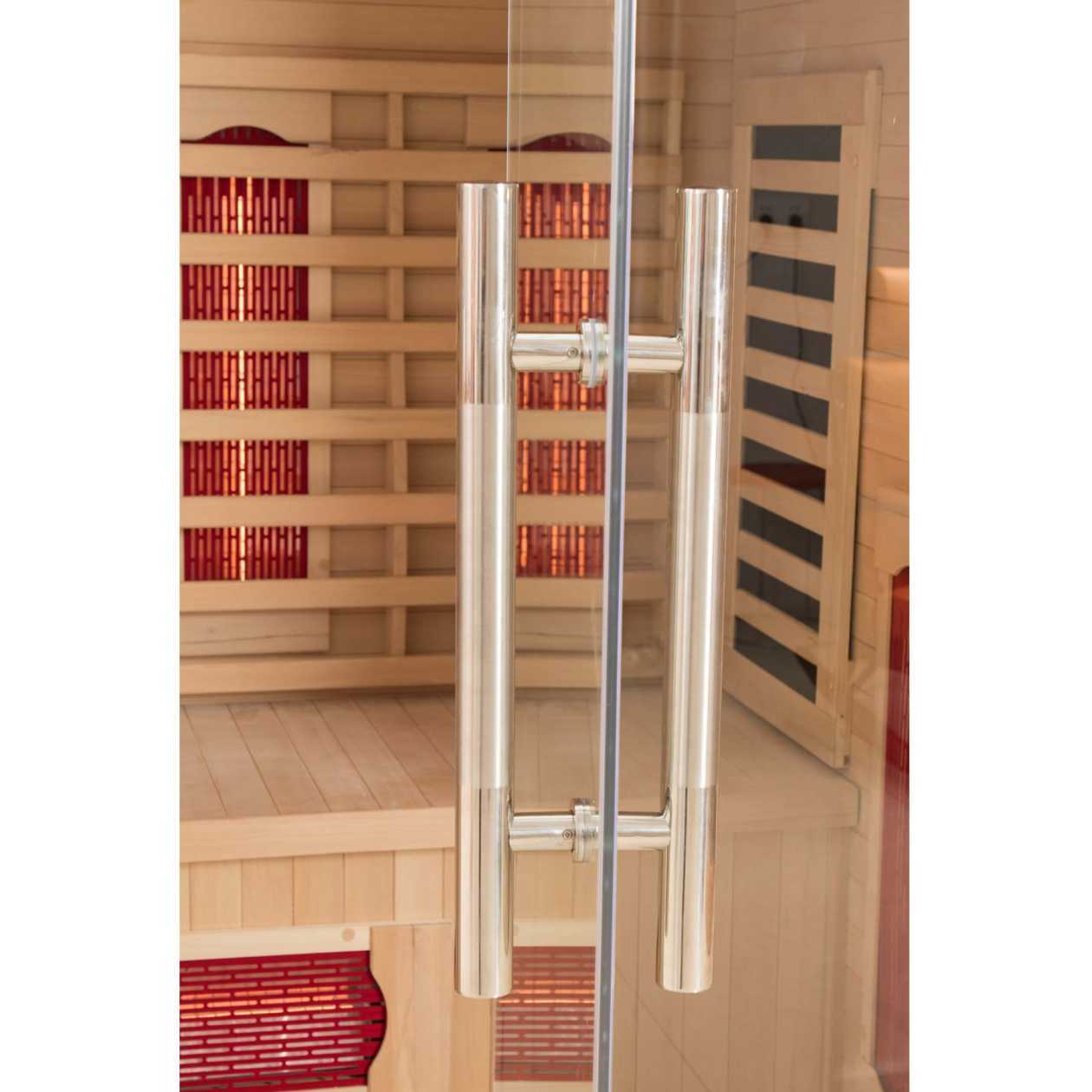 Miracle 4 Person 71L x 49W x 75H in Indoor Infrared Sauna - Image 4