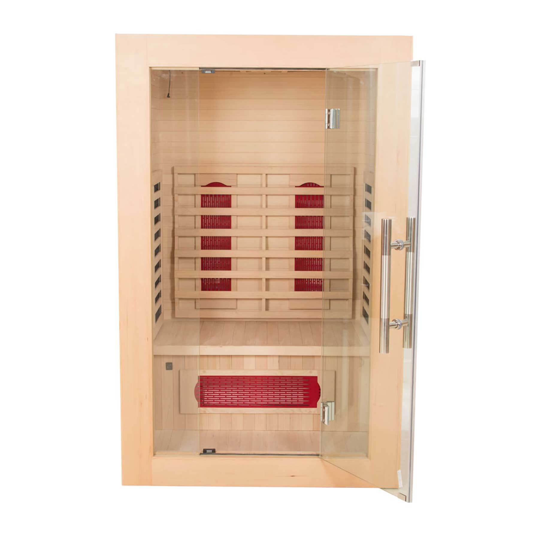 Miracle 1 Person 35L x 37W x 77H in Indoor Infrared Sauna - Image 2