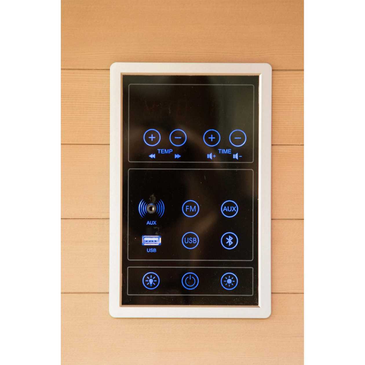 Miracle 4 Person 59L x 50 x 24W x 75H in Corner Indoor Infrared Sauna - Image 8
