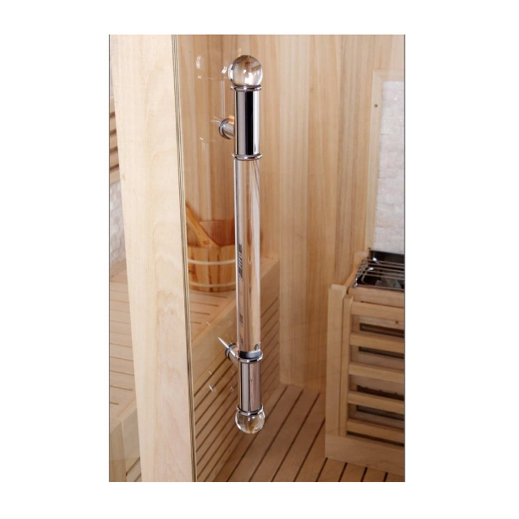 Sunray Rockledge 2 Person 4.5 kW Hardwood Indoor Traditional Sauna - Image 3
