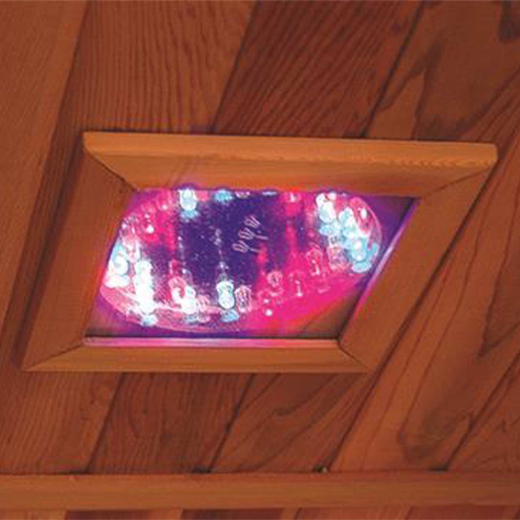 Sunray Bristol 4 Person Nano Cedar Corner Indoor Infrared Sauna - Image 10