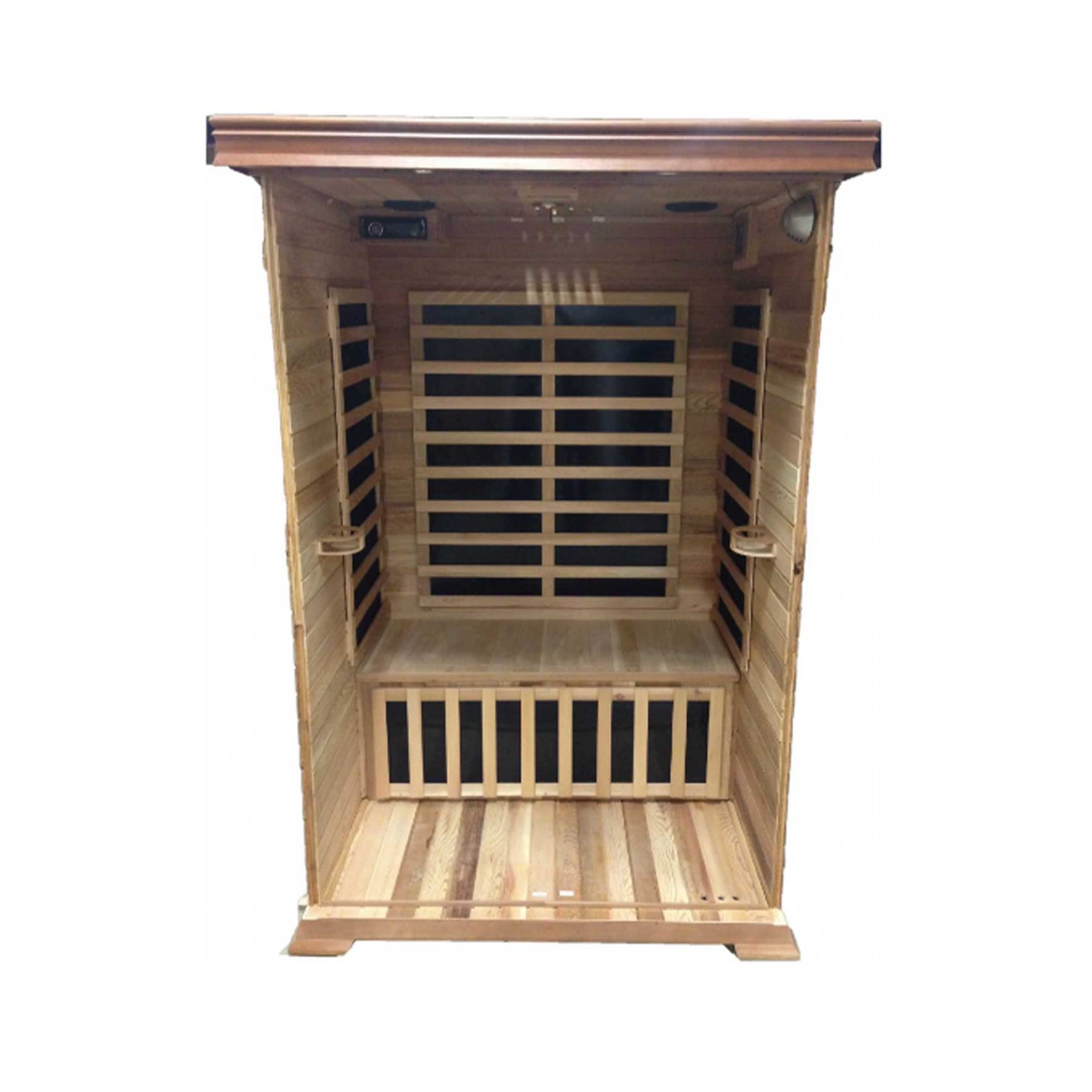 Sunray Sierra 2 Person Nano Cedar Indoor Infrared Sauna - Image 14